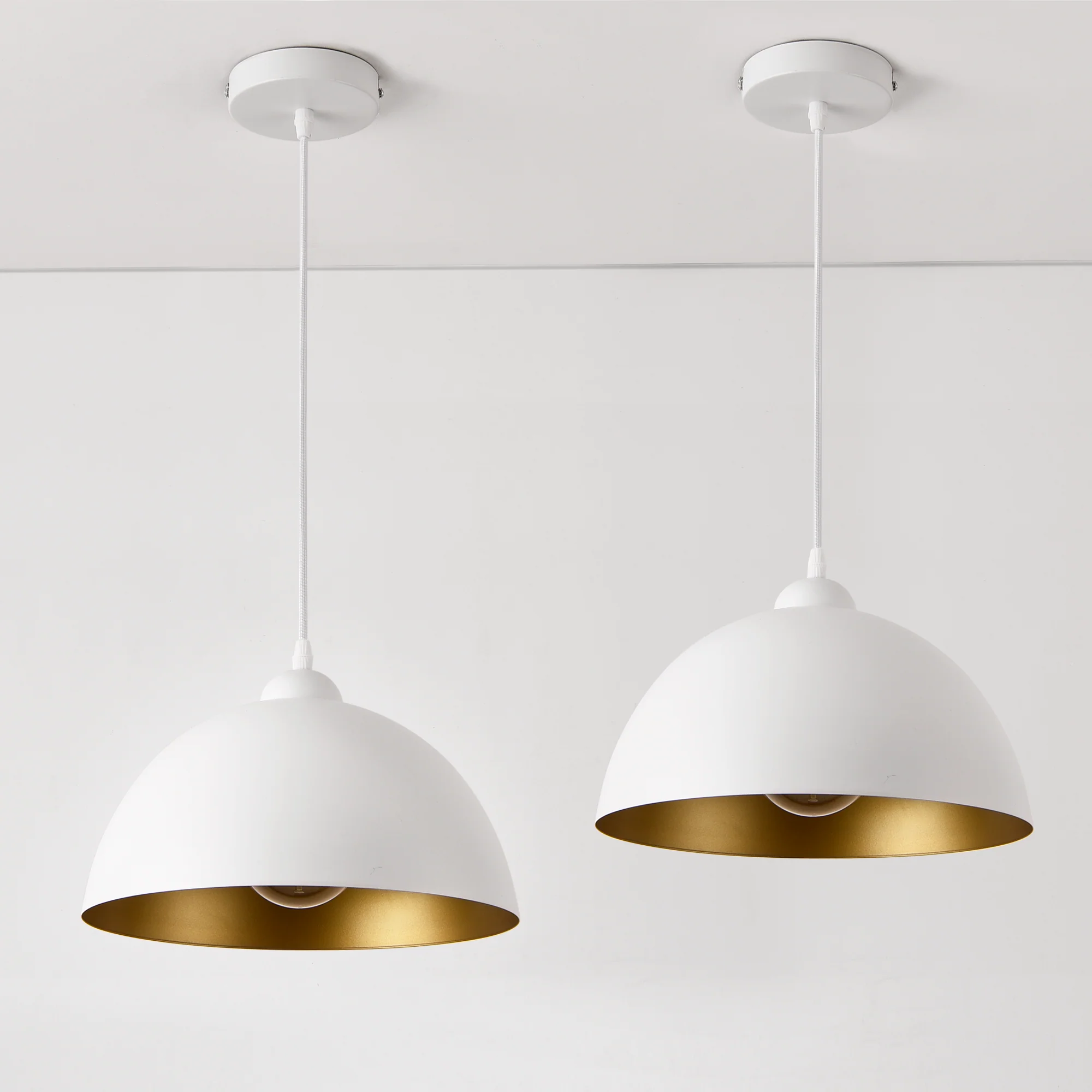 Design hanglamp 18xØ30 cm 2xE27 Toulon set van 2 - verschillende kleuren - Image 3