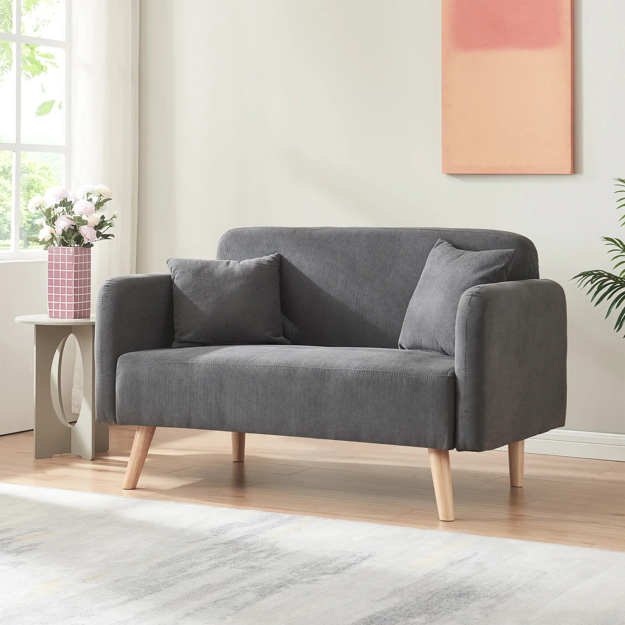 2-zitsbank Midt 132x70x80,5 cm [en.casa] - Image 5