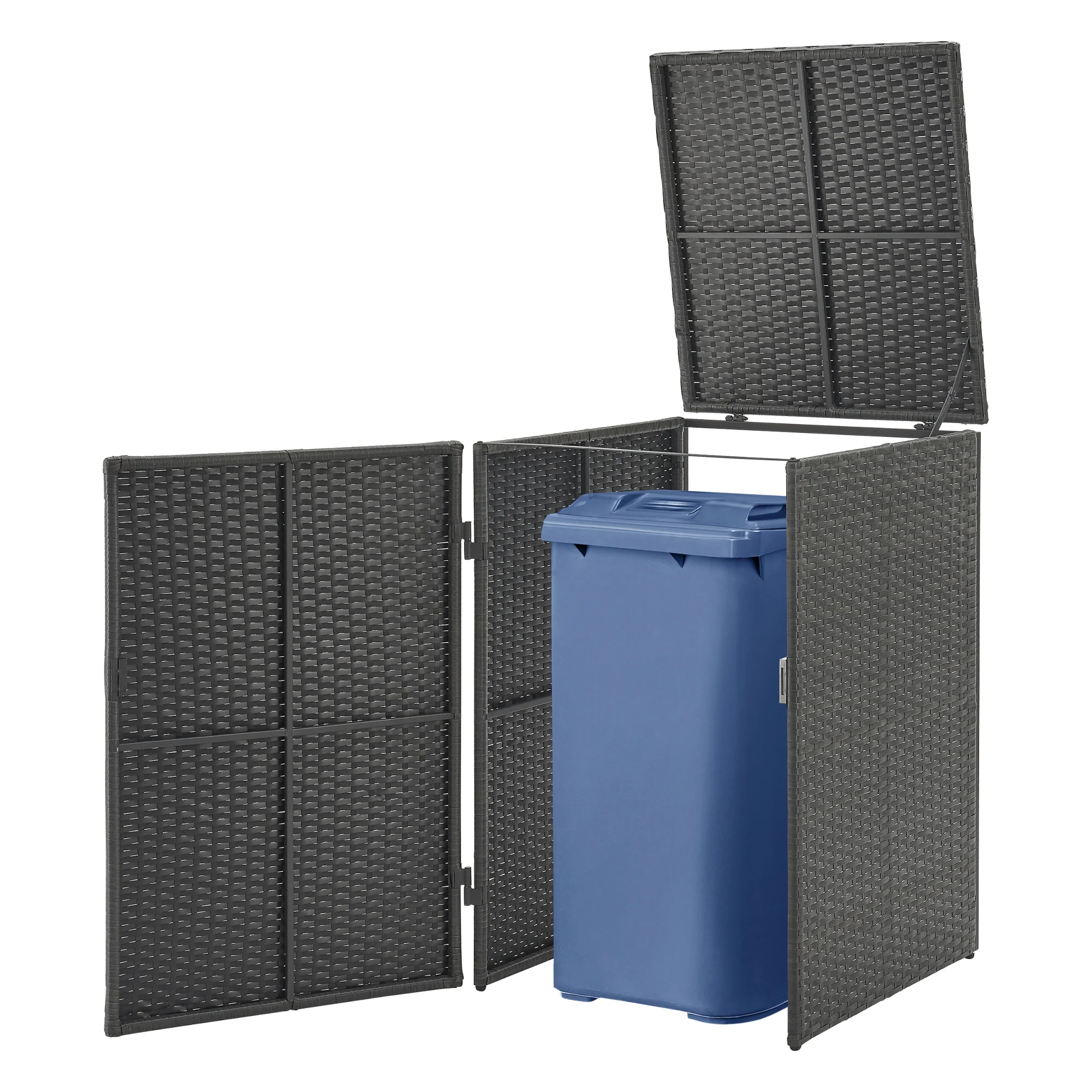 [en.casa] Containerombouw Widnau donkergrijs - 2 varianten