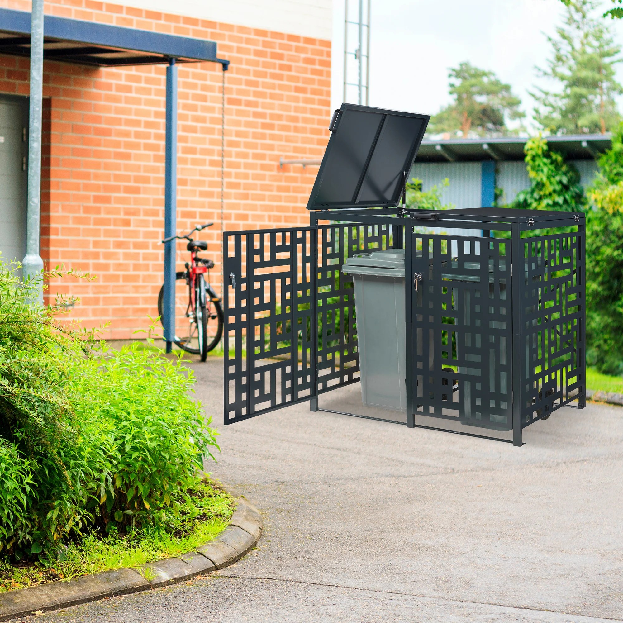 Containerombouw Bernalda voor containers 240L antraciet casa.pro - Image 3
