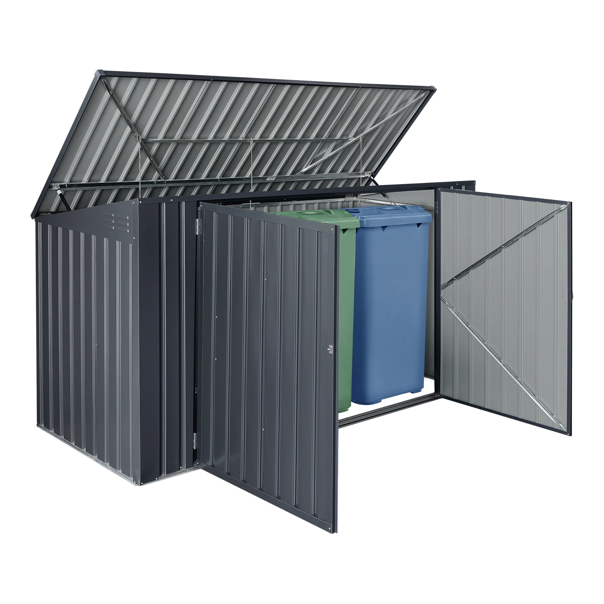 [en.casa] Containerombouw Grebin staal donkergrijs - 2 varianten - Image 3