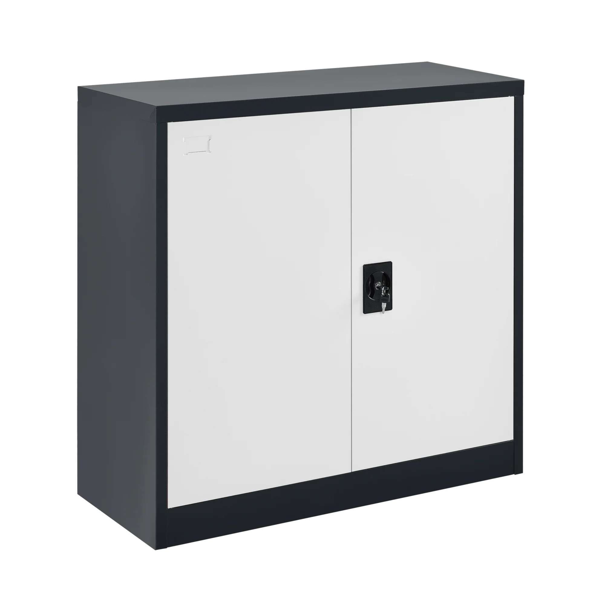 [en.casa] Kantoorkast Molise metaal met slot sleutels 90x40x90 cm - 4 varianten - Image 2