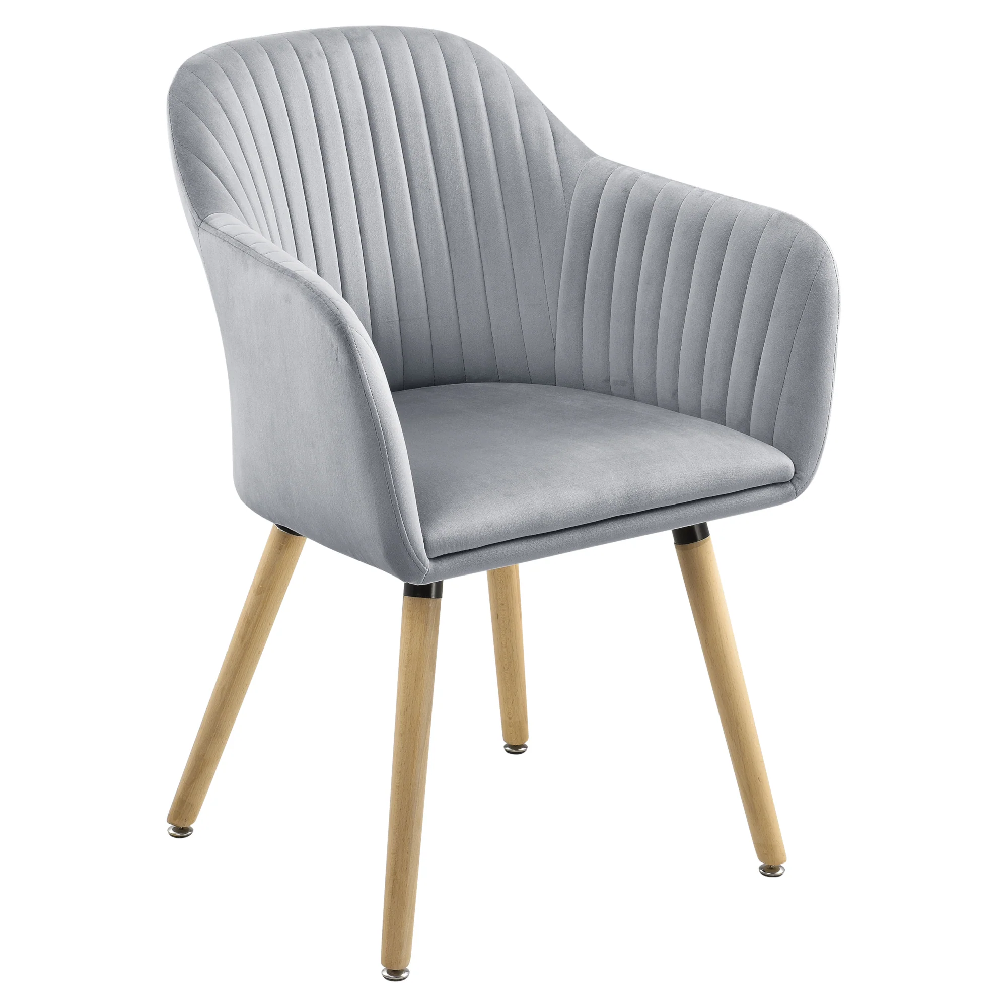 Fauteuil eetkamerstoel Dover 83x57,5x57 cm stof - 2 kleuren