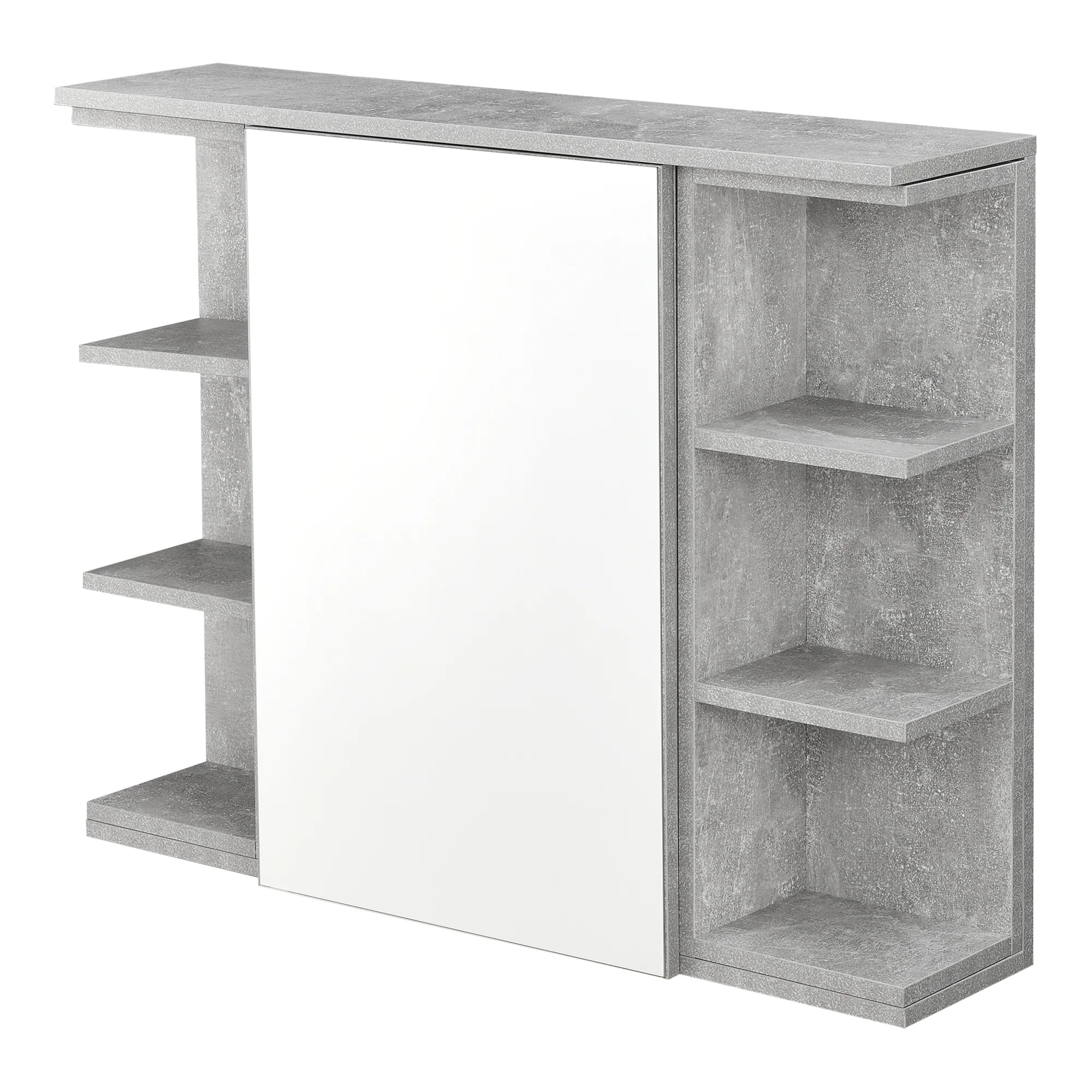 Badkamerkast Harstad met spiegel spiegelkast 64x80x20 cm - 3 varianten