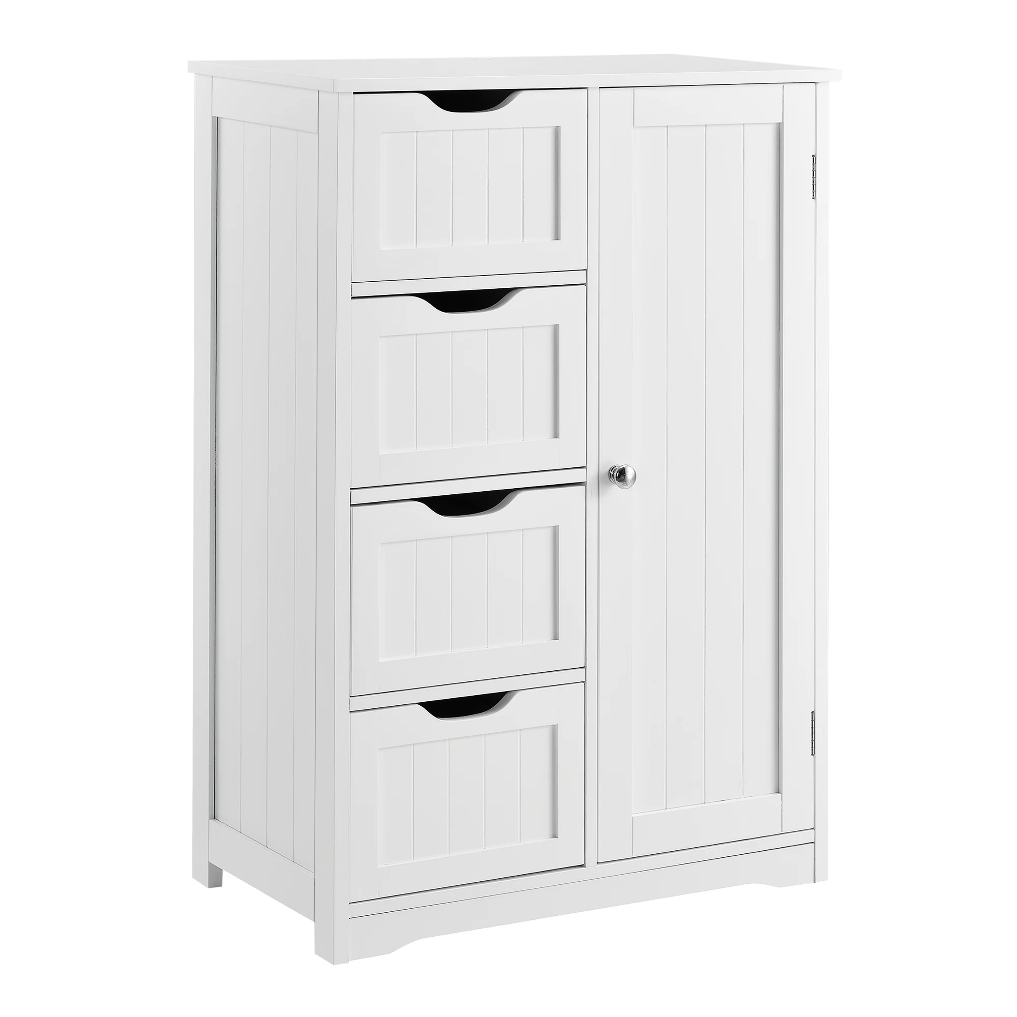 [en.casa] Badkamerkast Locust 81x55x30 cm MDF wit