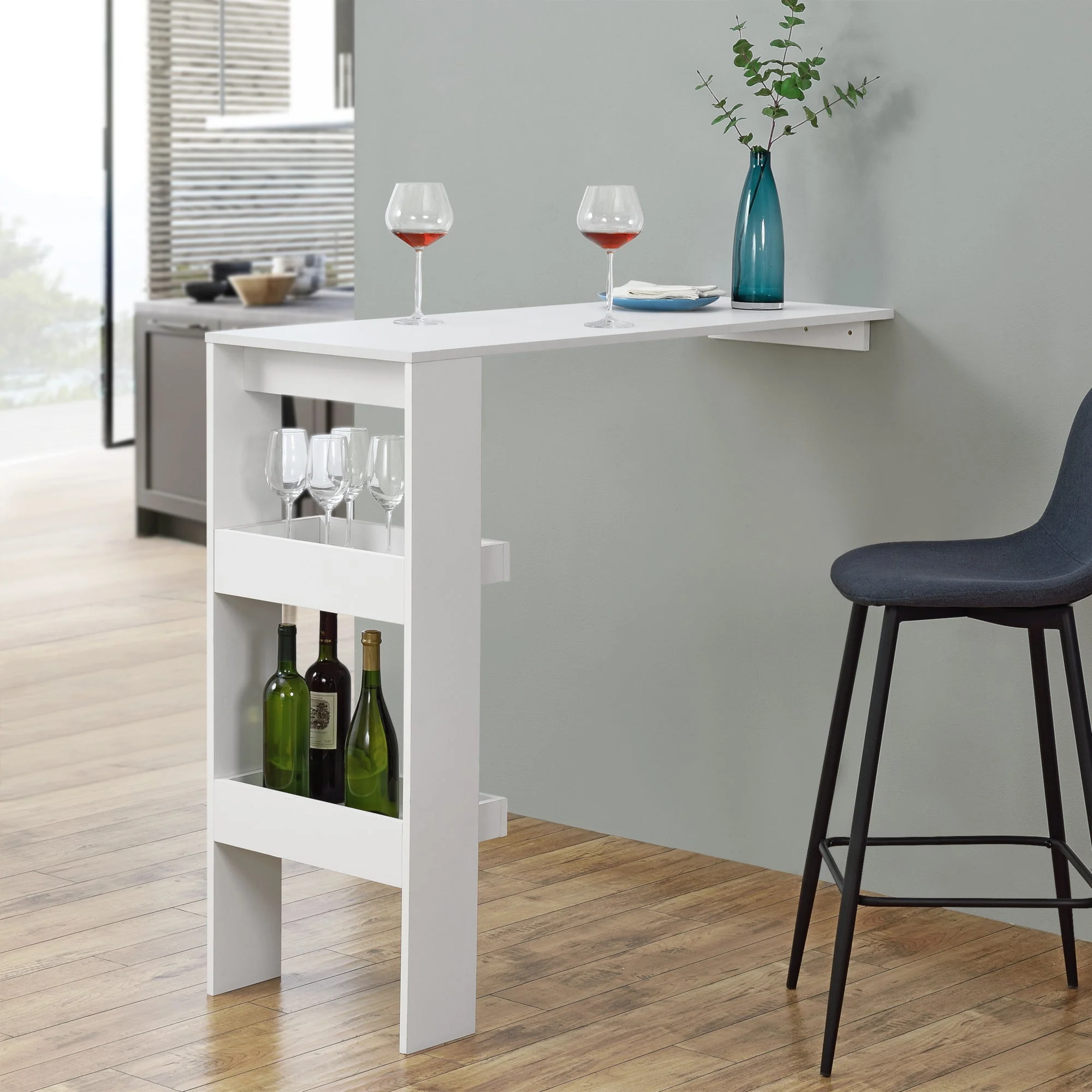 Bartafel Bromoella met 2 planken wandmontage 120x45x106 cm - 6 varianten - Image 13