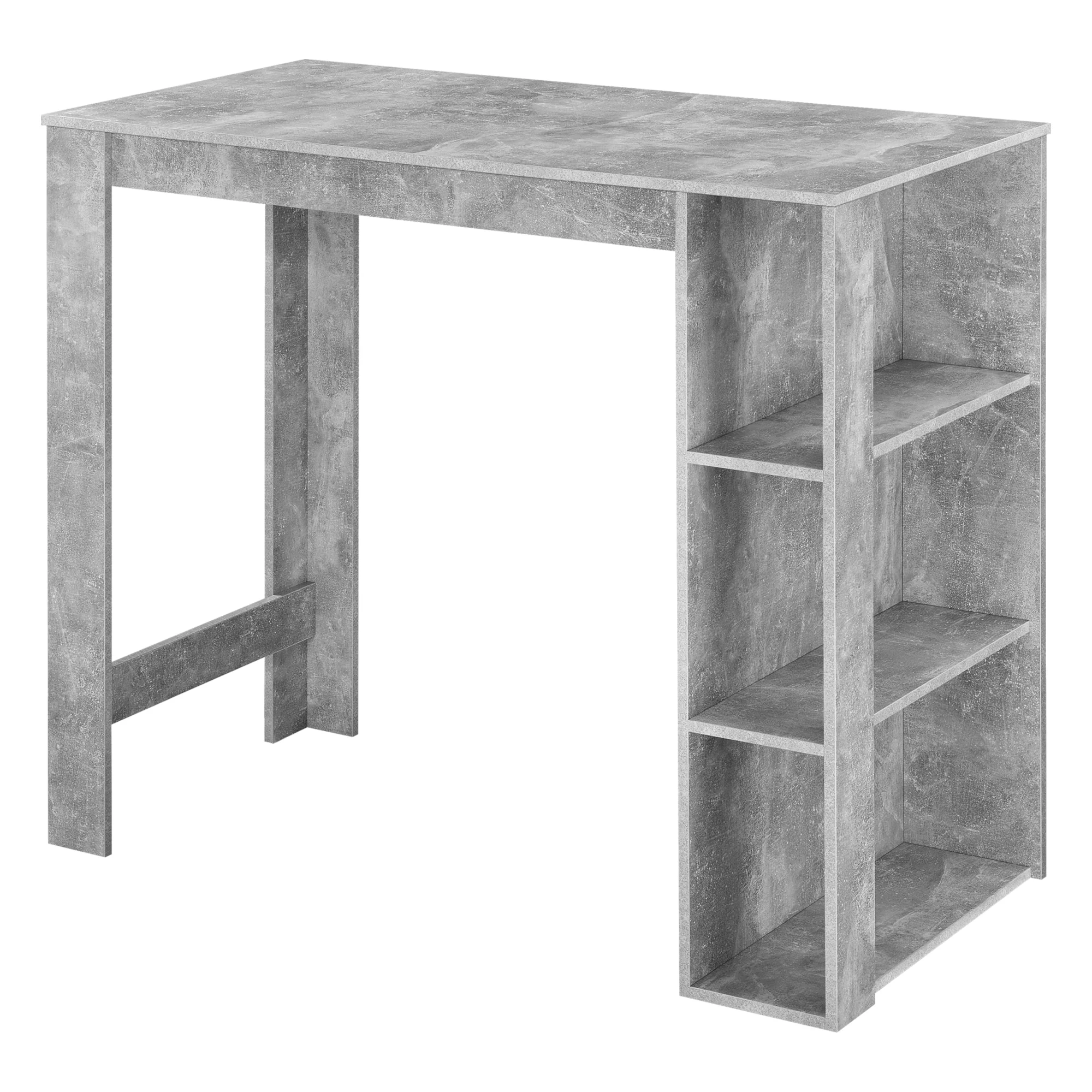 Bartafel Danderyd met 3 planken 120x60x105,5 cm [en.casa] - Image 4