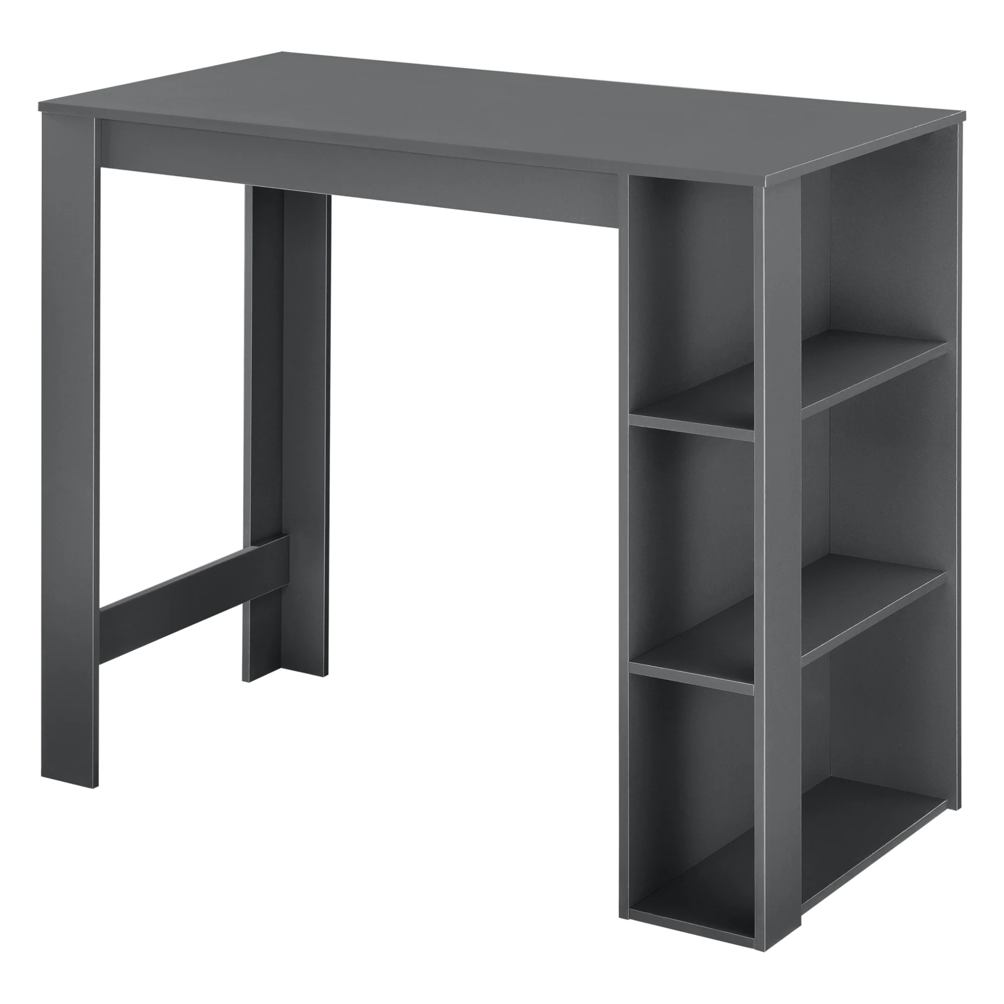 Bartafel Danderyd met 3 planken 120x60x105,5 cm [en.casa] - Image 5