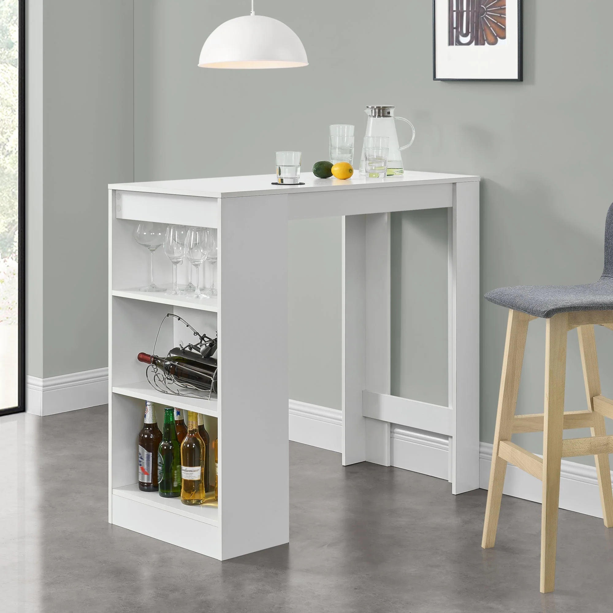 Bartafel met planken 110x50x103 cm - verschillende kleuren - Image 12