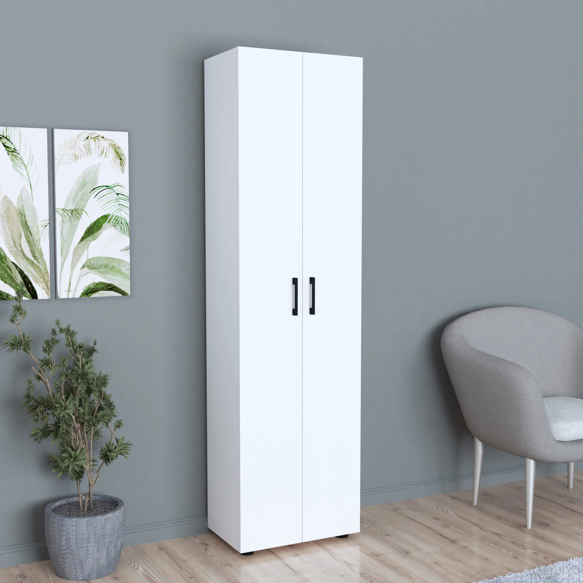 [en.casa] 2-deurs kast Åsnes met planken - 9 varianten - Image 10
