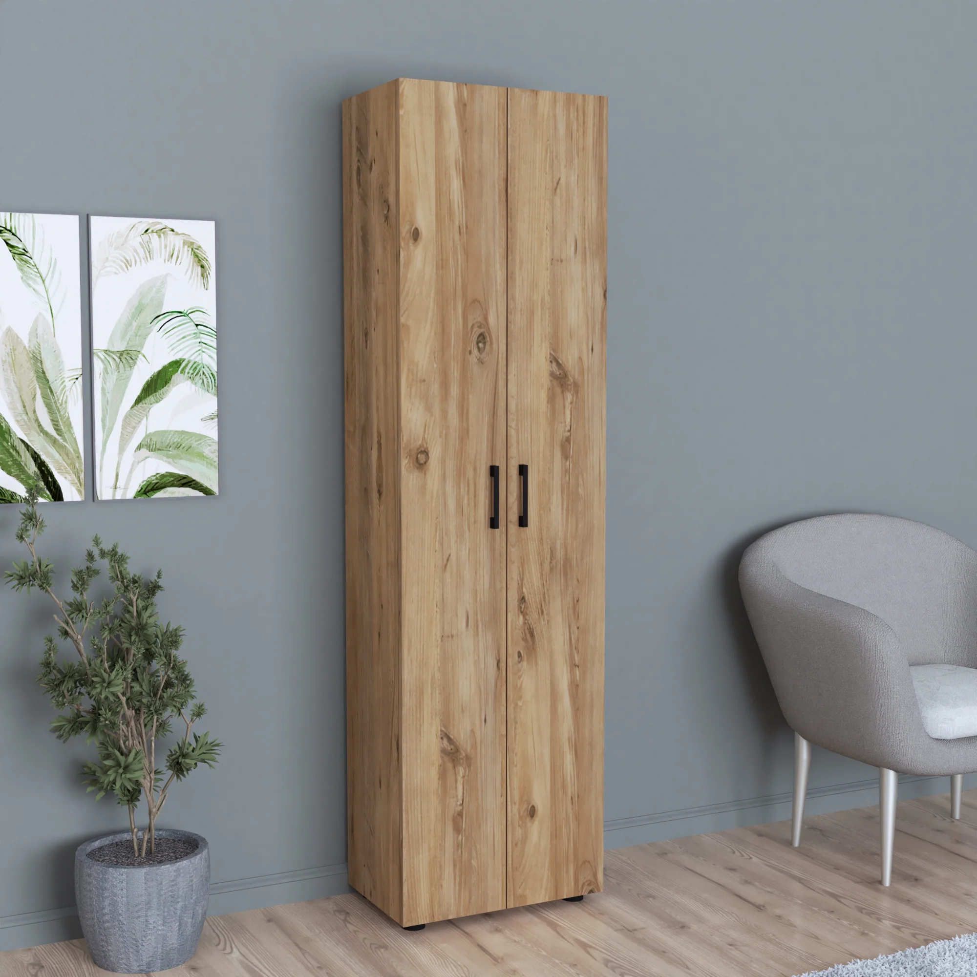 [en.casa] 2-deurs kast Åsnes met planken - 9 varianten - Image 7