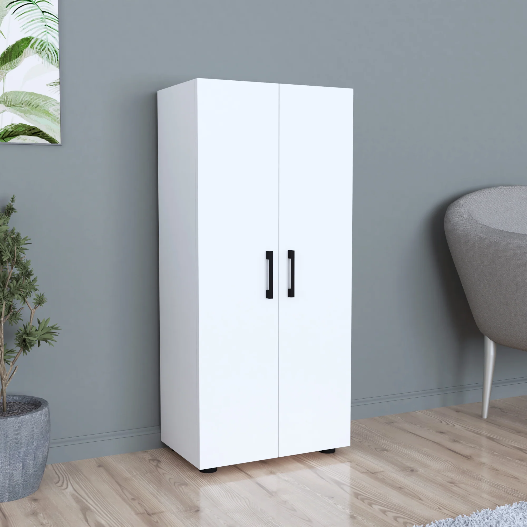 [en.casa] 2-deurs kast Åsnes met planken - 9 varianten - Image 9