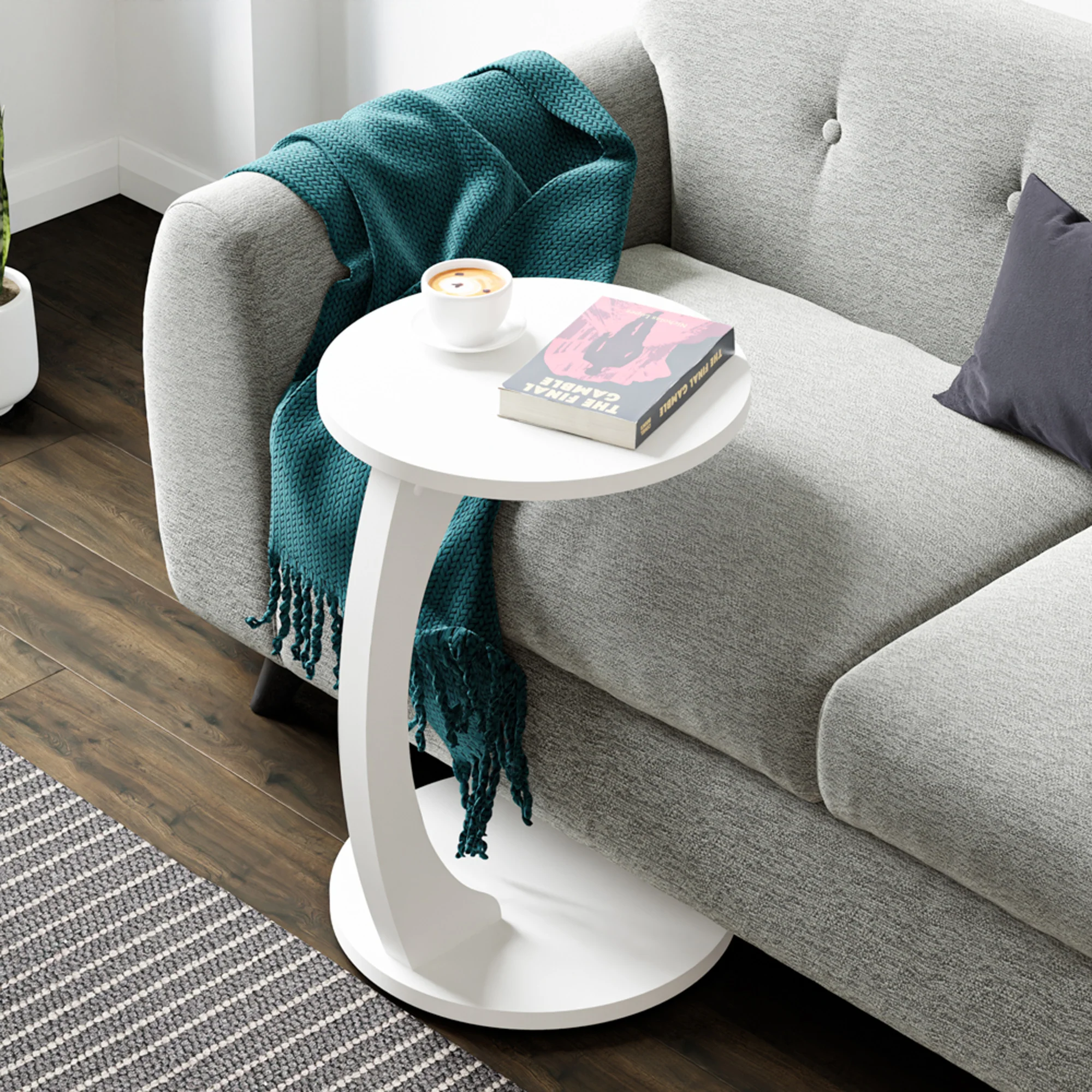 Bijzettafel Holeby rond 56xØ38 cm [en.casa] - Image 3