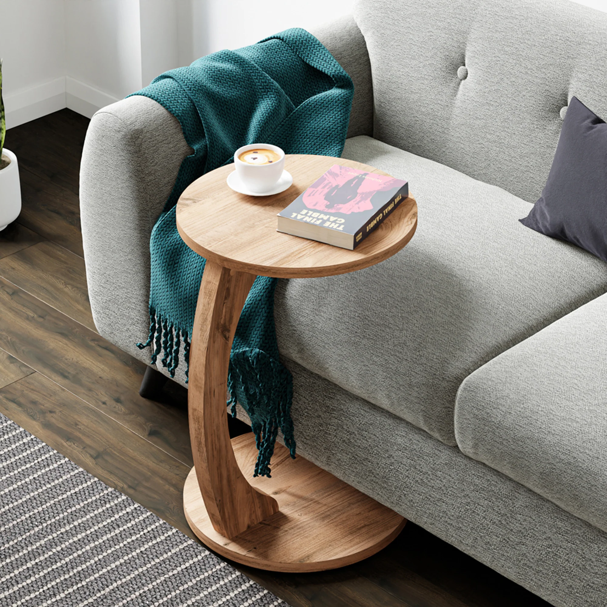 Bijzettafel Holeby rond 56xØ38 cm [en.casa] - Image 4