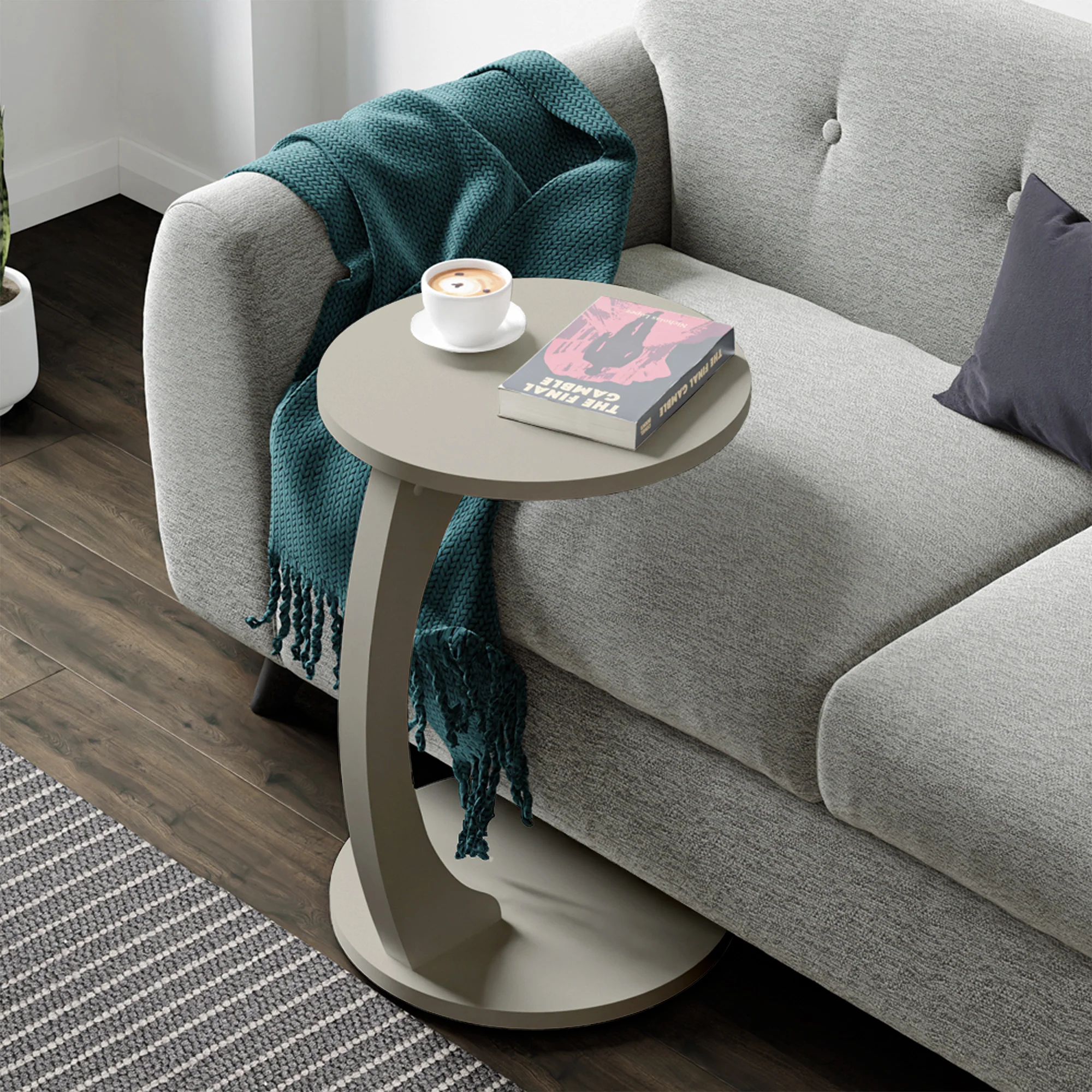 Bijzettafel Holeby rond 56xØ38 cm [en.casa] - Image 7