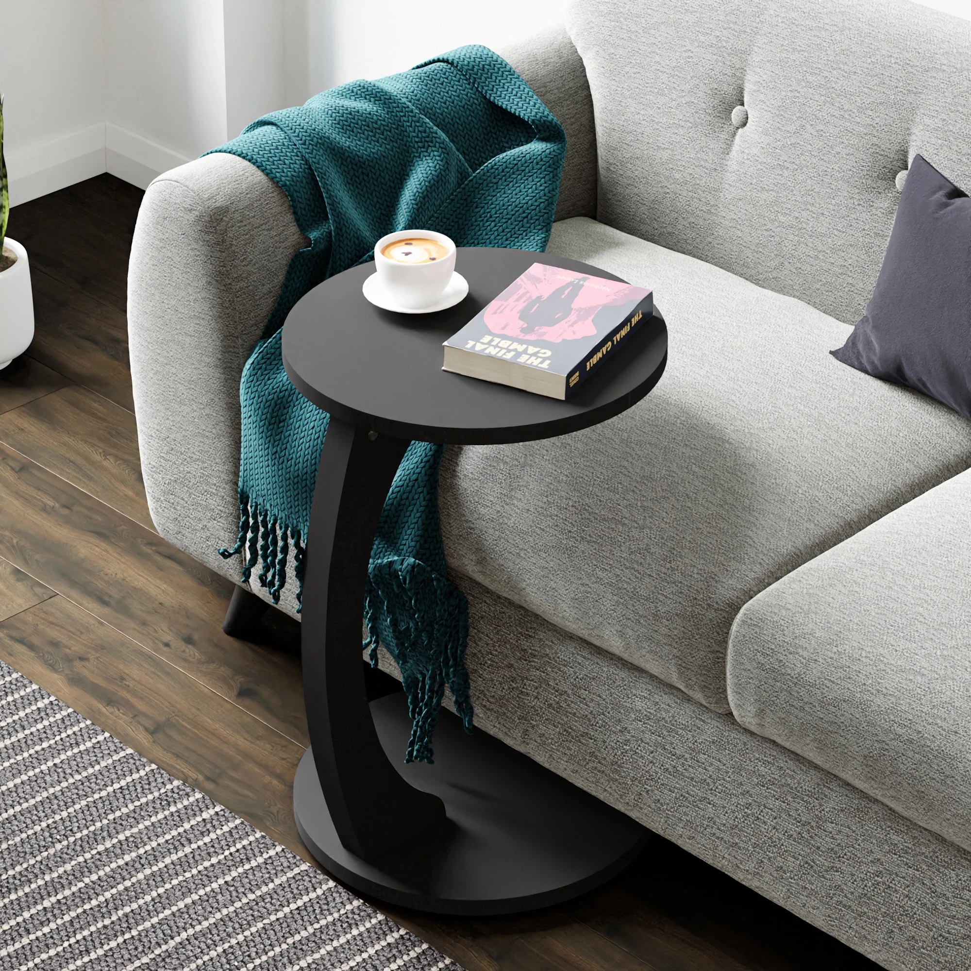 Bijzettafel Holeby rond 56xØ38 cm [en.casa] - Image 9