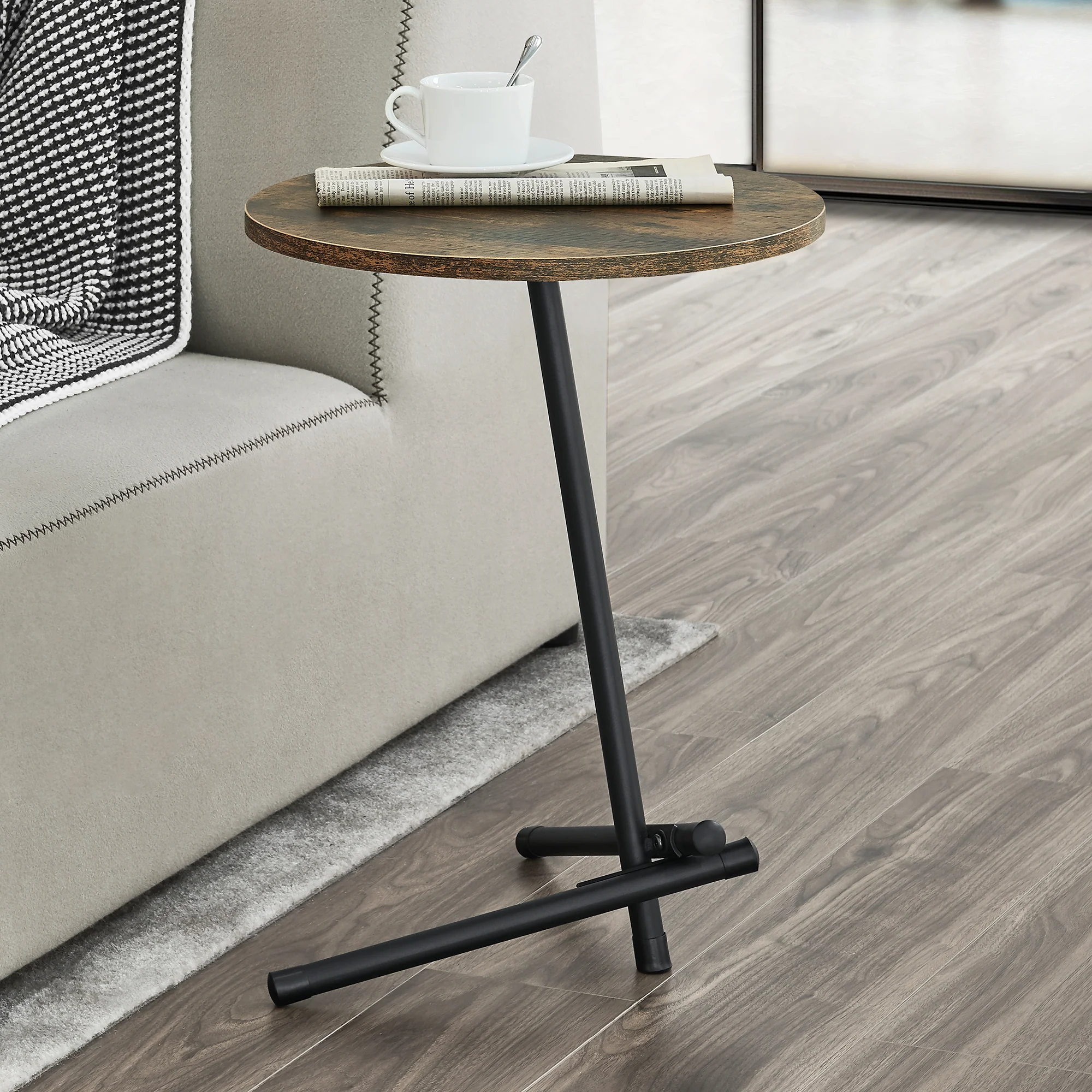 [en.casa] Bijzettafel Karup rond 55xØ40 cm - 2 varianten