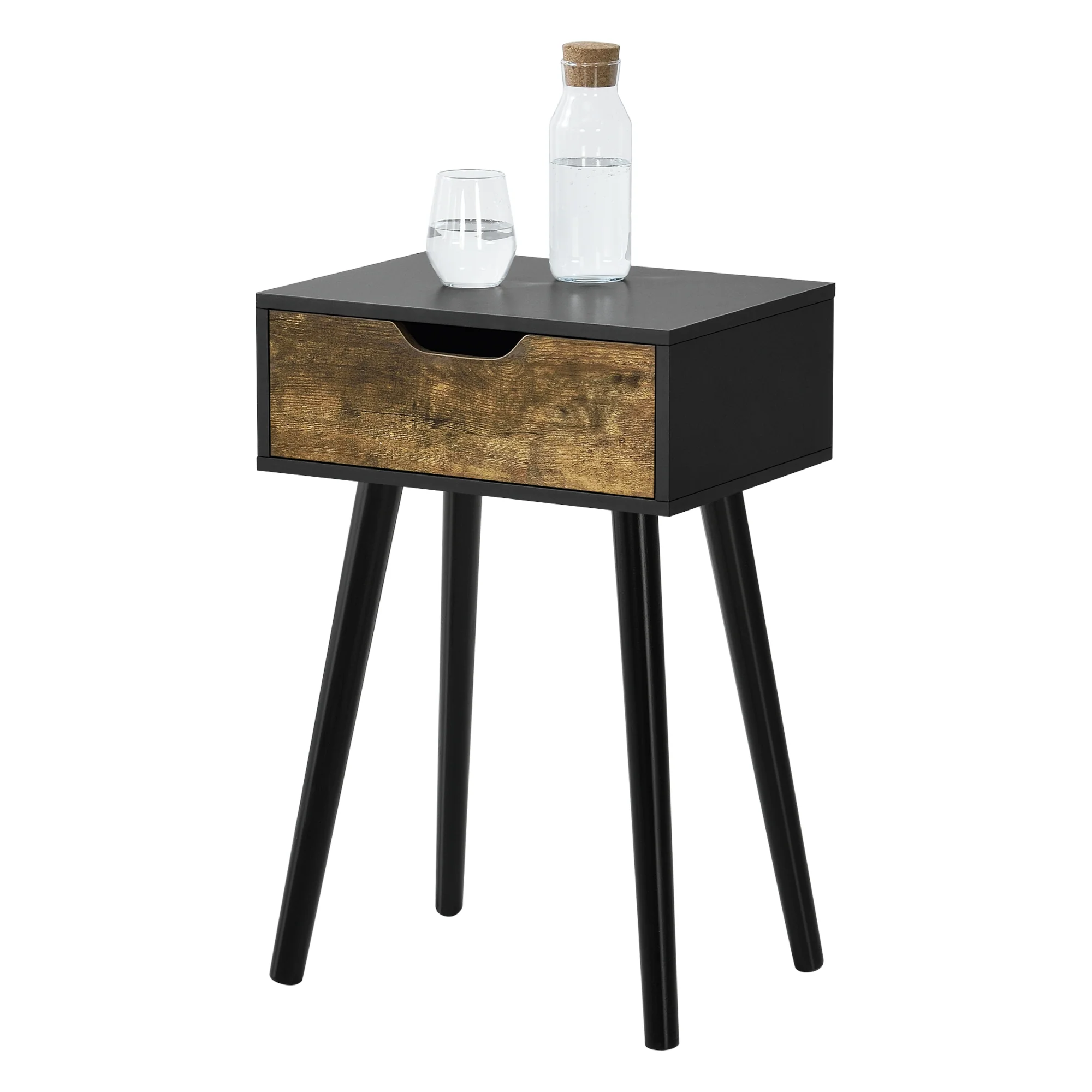 Bijzettafel nachtkastje Oestersund met lade 60x40x29,5 cm - 5 varianten - Image 3