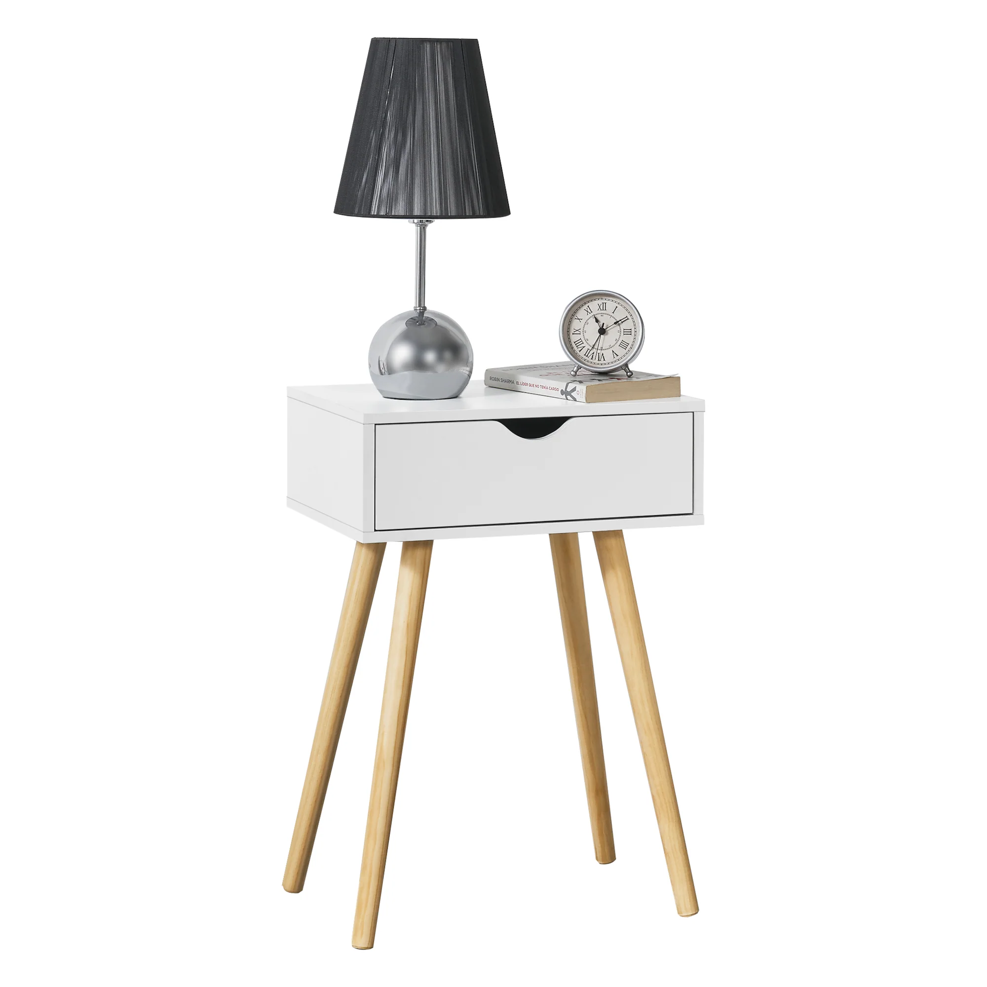 Bijzettafel nachtkastje Oestersund met lade 60x40x29,5 cm - 5 varianten - Image 5