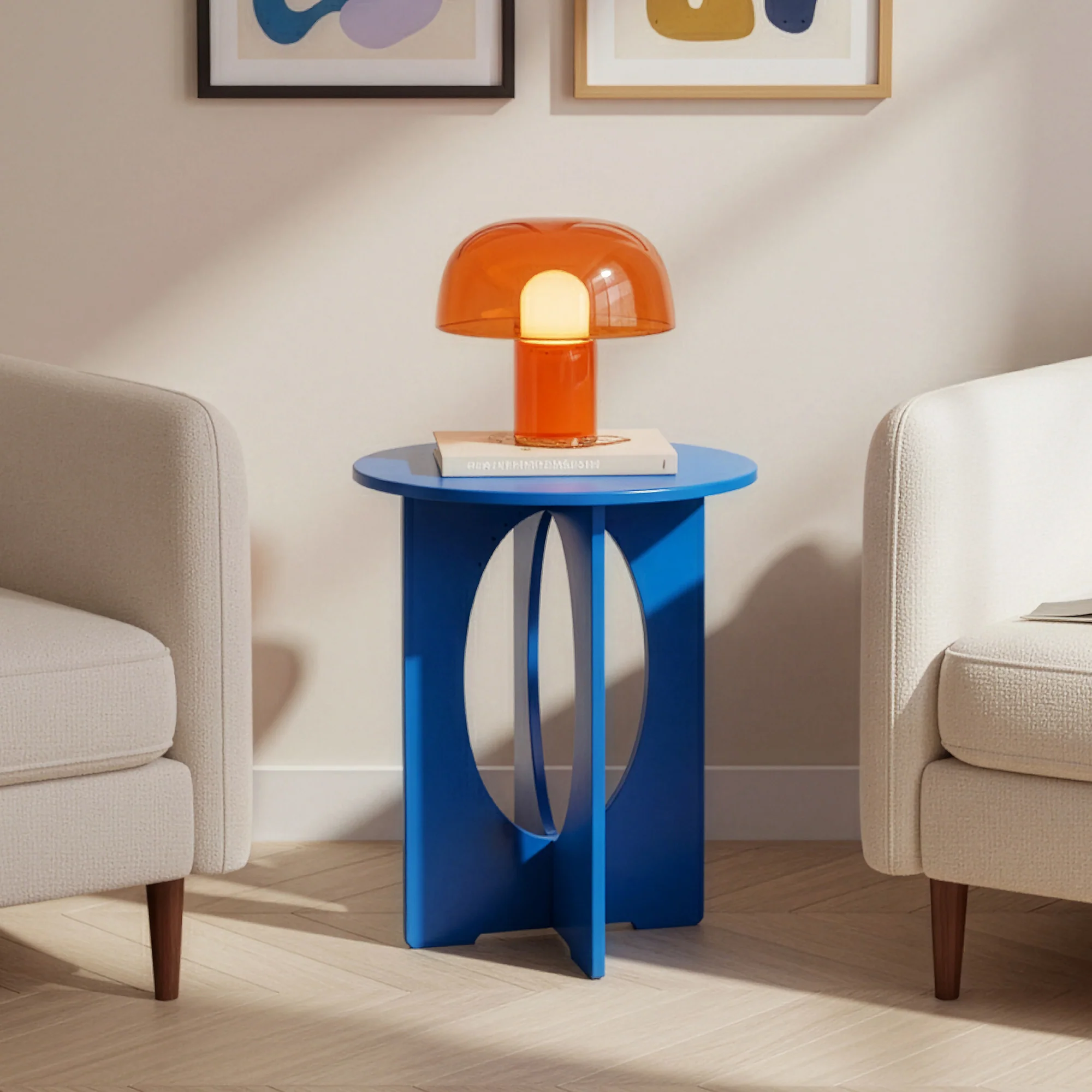 Bijzettafel Podeldsvin 49x40 cm [en.casa] - Image 2