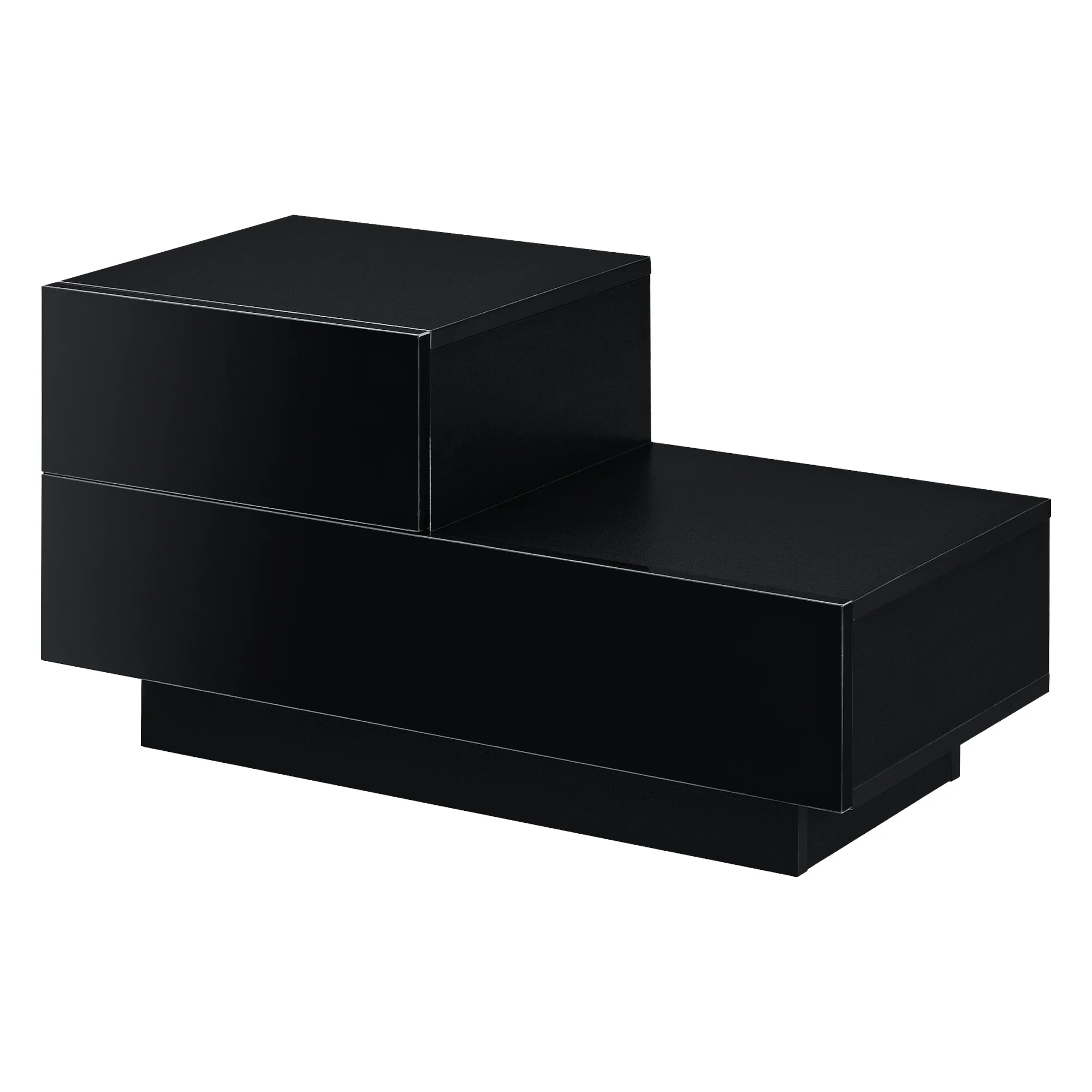 Design nachtkastje Sebokeng links met lades 38x70x35 cm - verschillende kleuren - Image 3