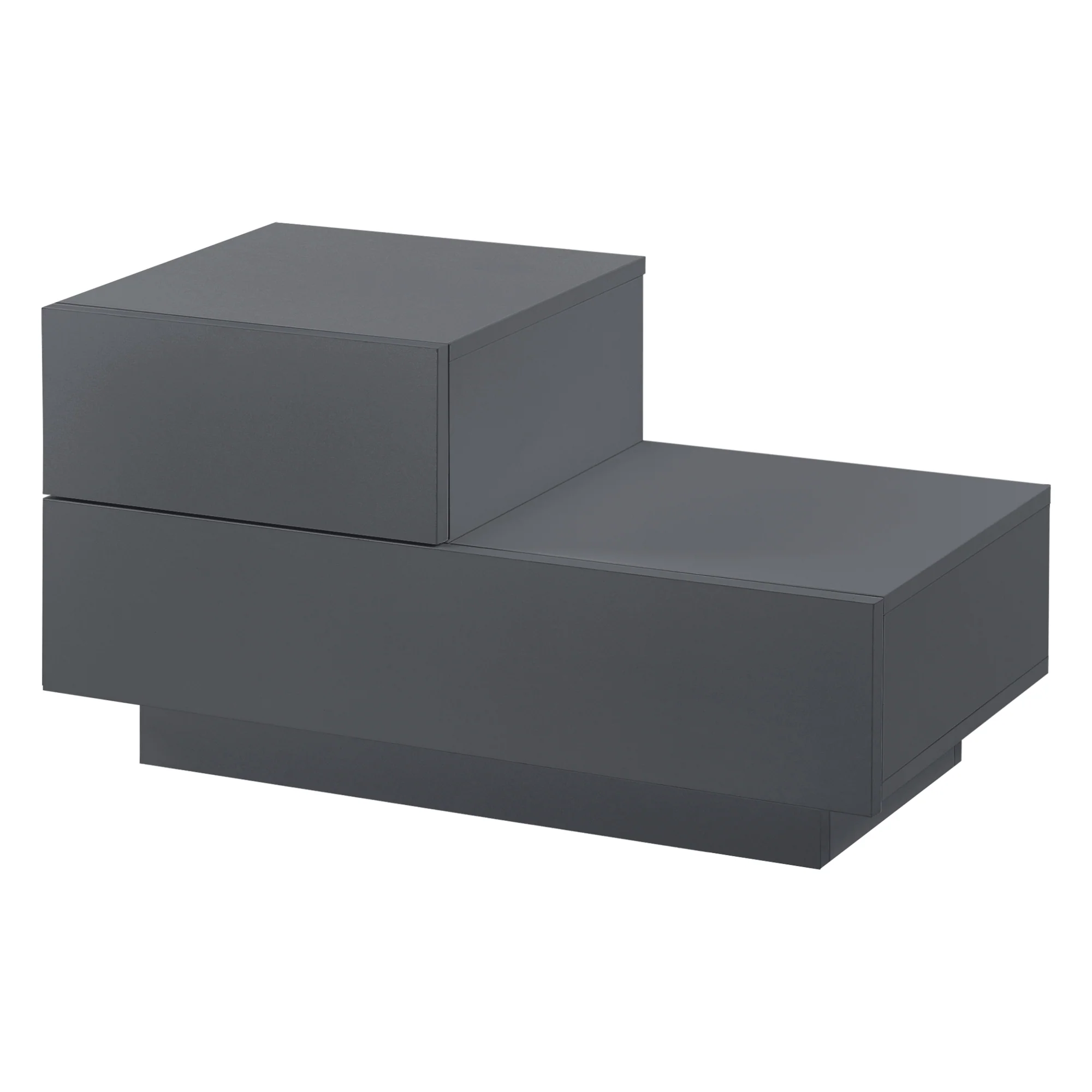 Design nachtkastje Sebokeng links met lades 38x70x35 cm - verschillende kleuren - Image 7