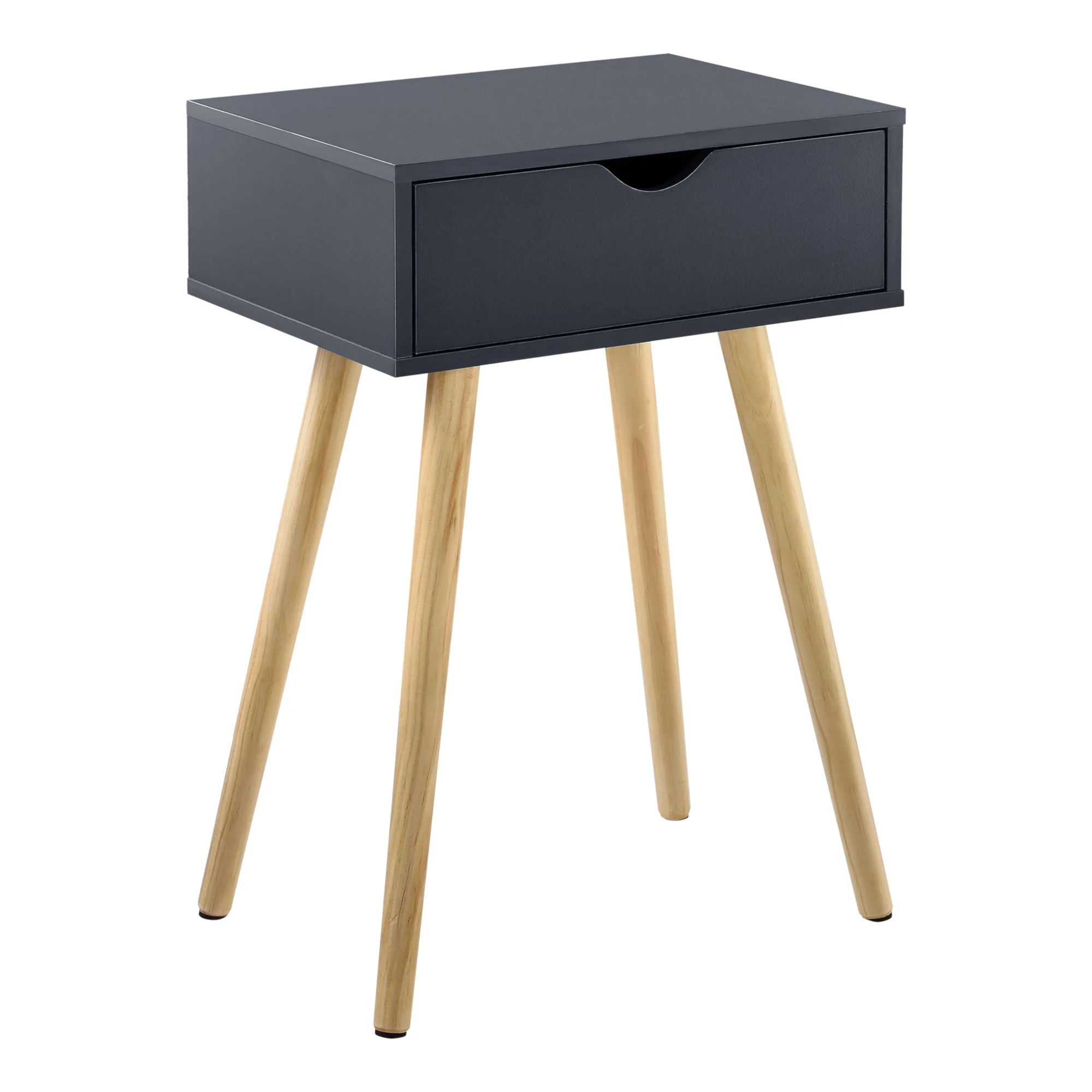 Bijzettafel met lade nachtkastje 60x40x29,5 cm - 3 varianten - Image 2
