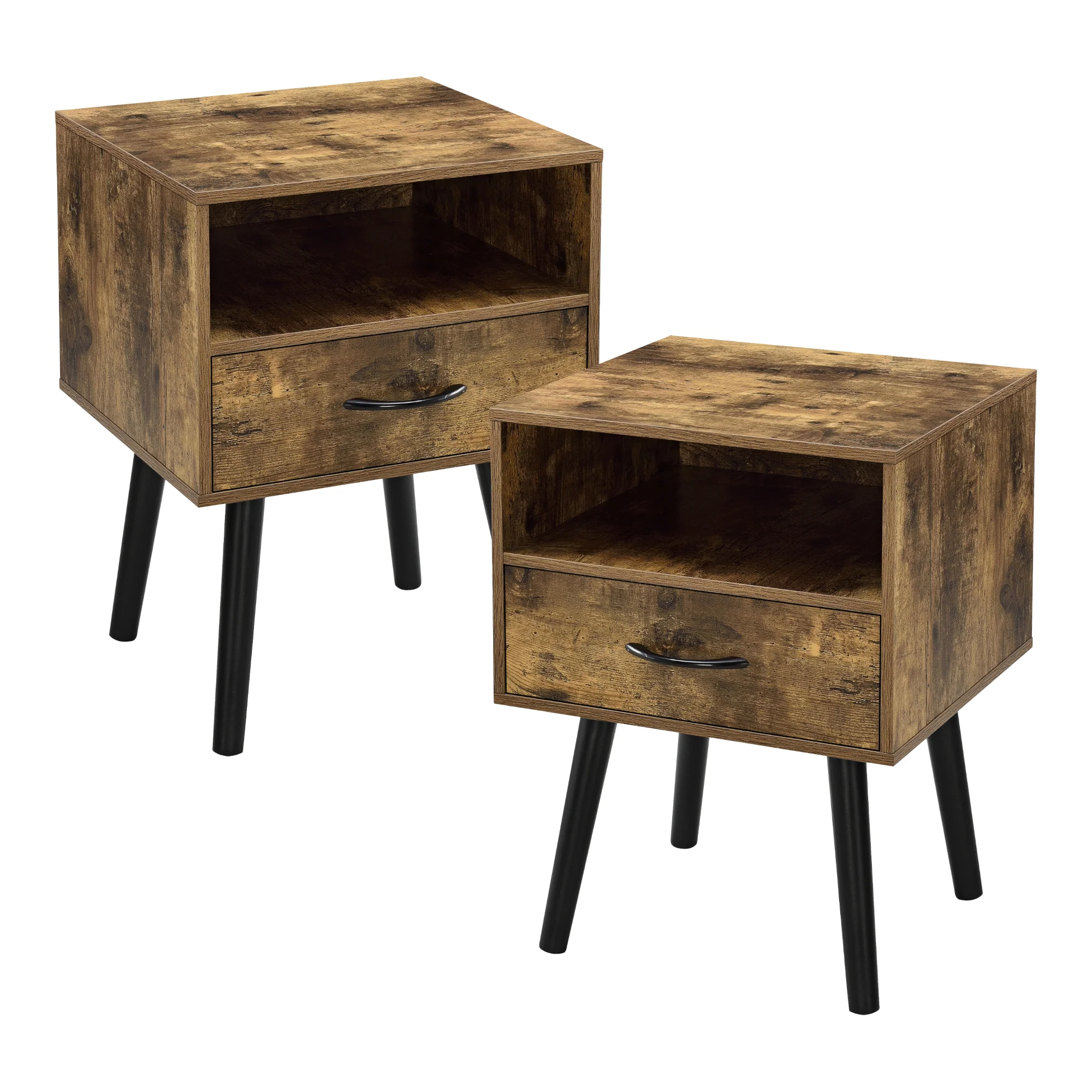 Nachtkastje Gävle 57x42x40 cm set van 2 [en.casa] - Image 6