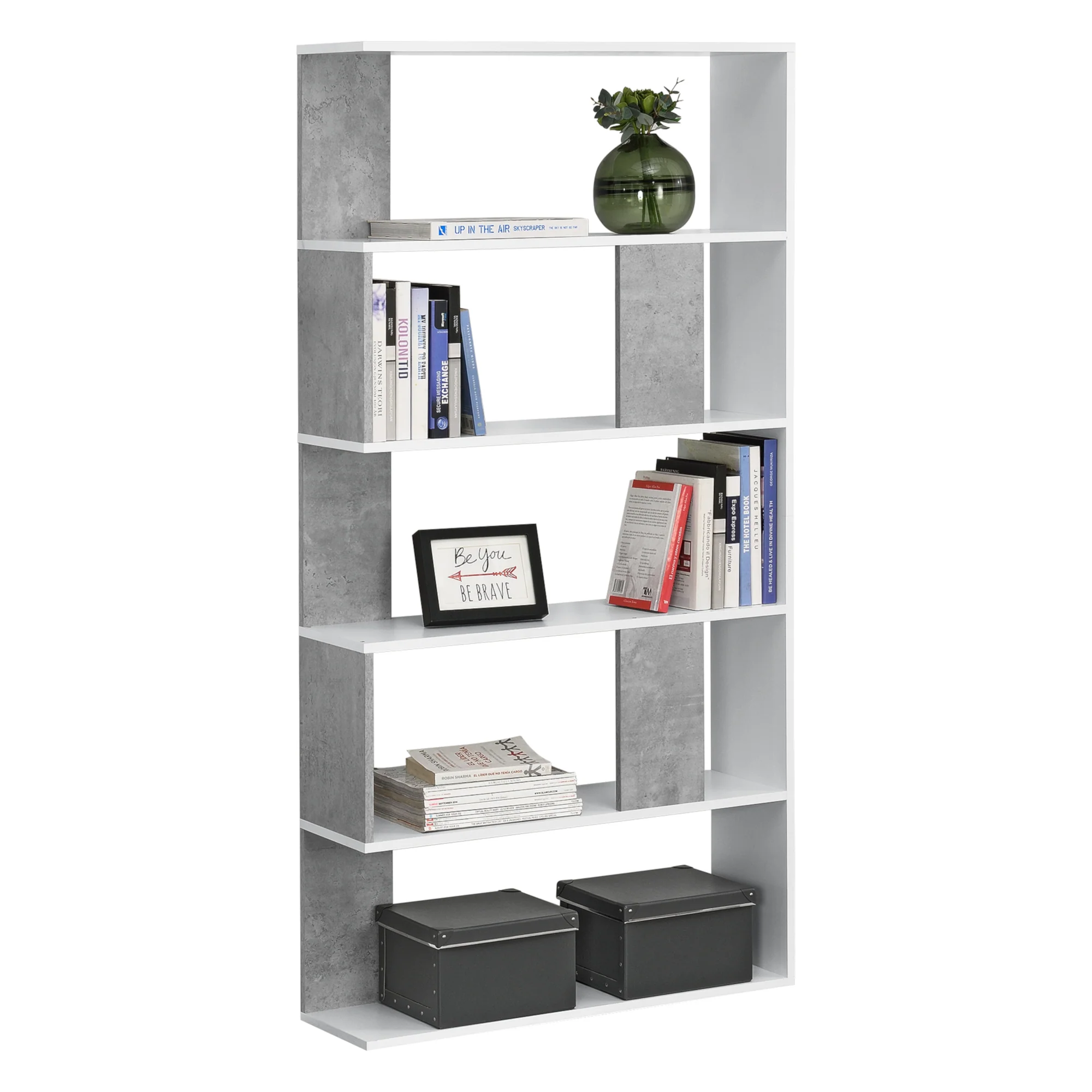 Boekenkast schap Aneby 159x80x23,5 cm - 3 varianten