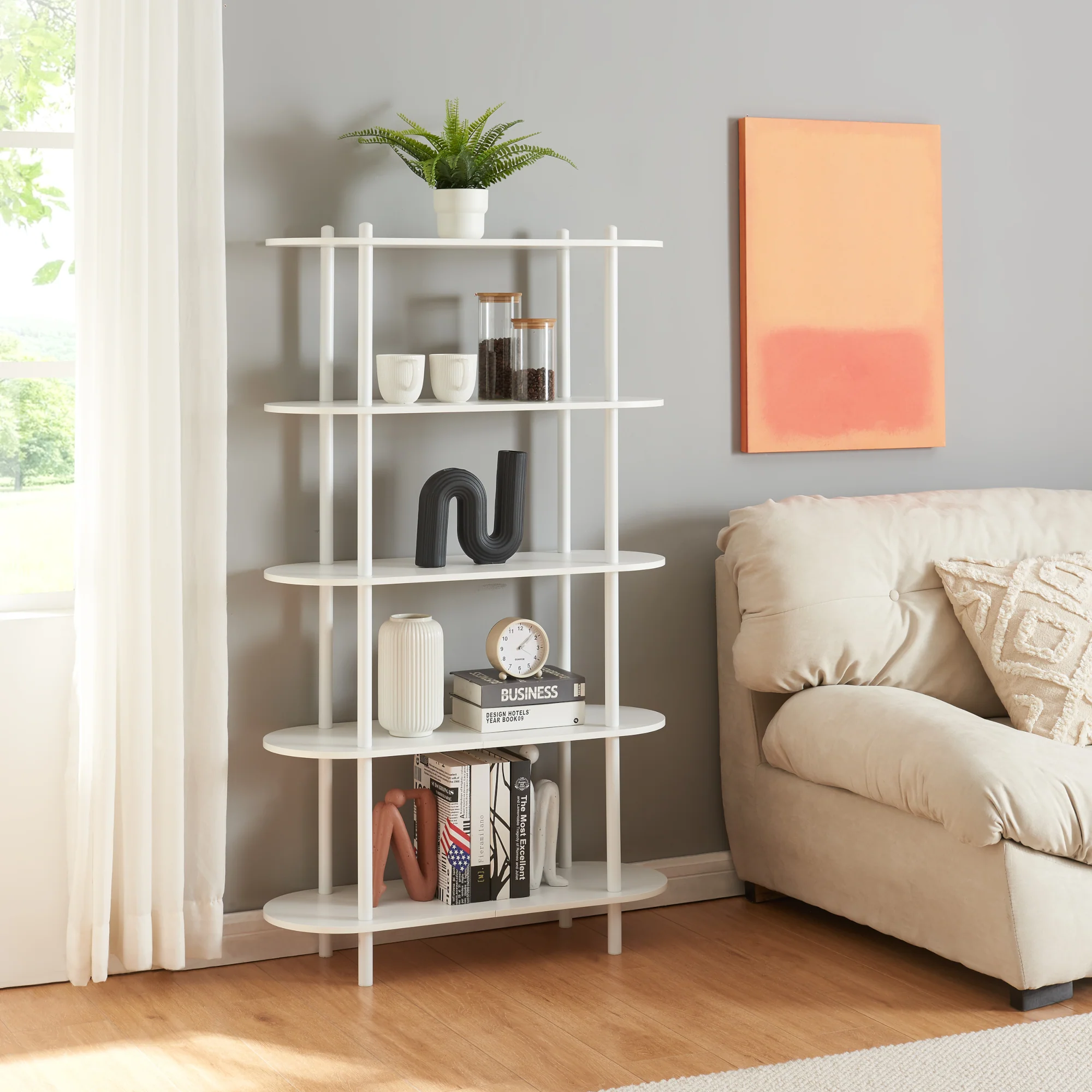 Boekenkast Øvre open kast [en.casa] - Image 2