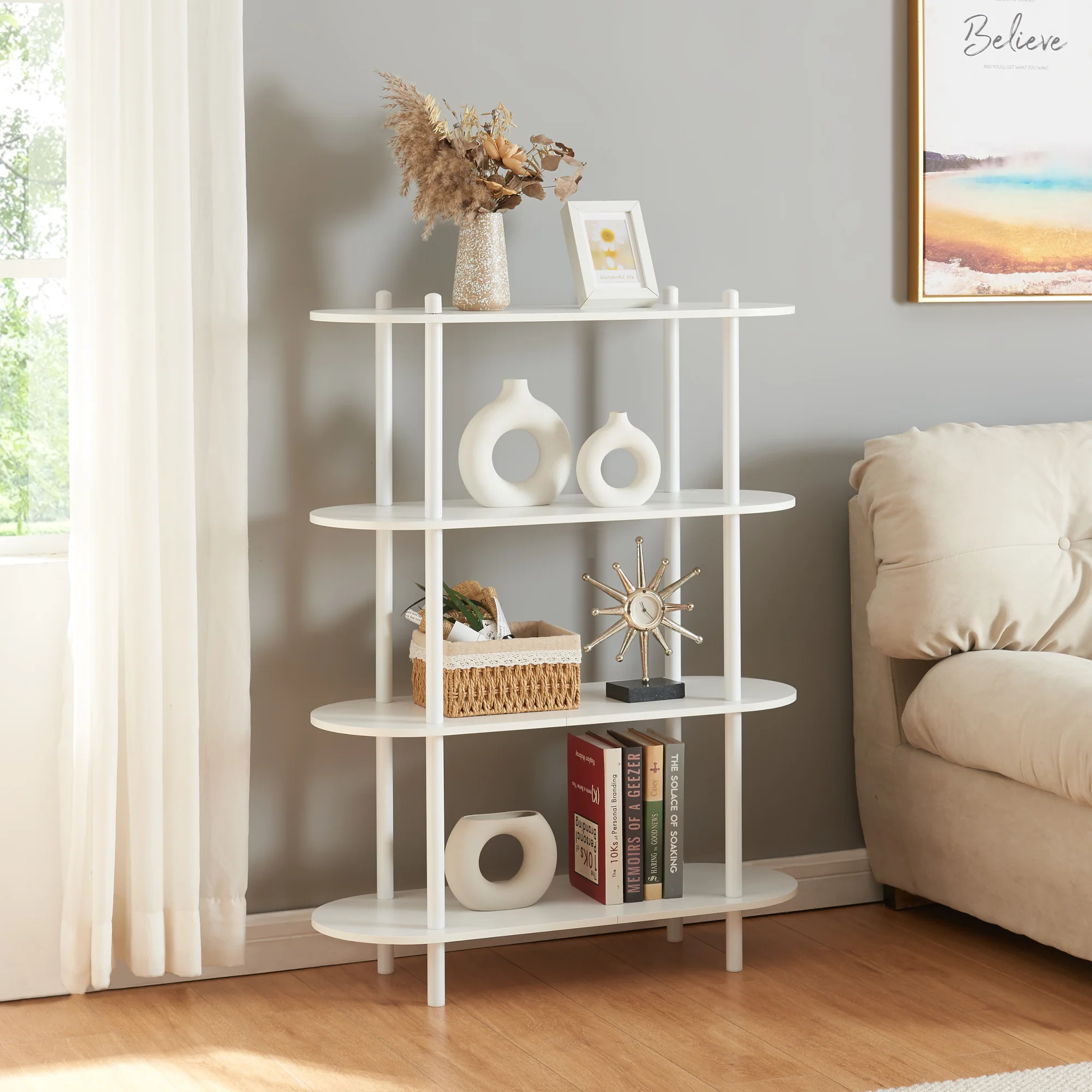 Boekenkast Øvre open kast [en.casa] - Image 3