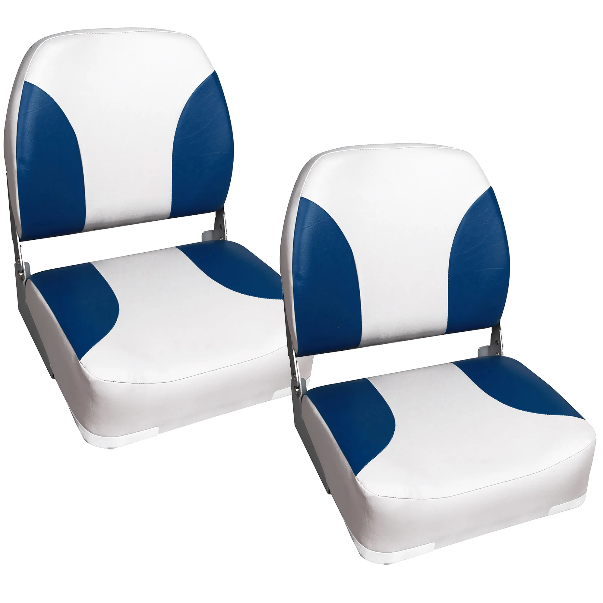 Bootstoel klapstoel kunstleer 41,5x39x51 cm set van 2 - 4 varianten