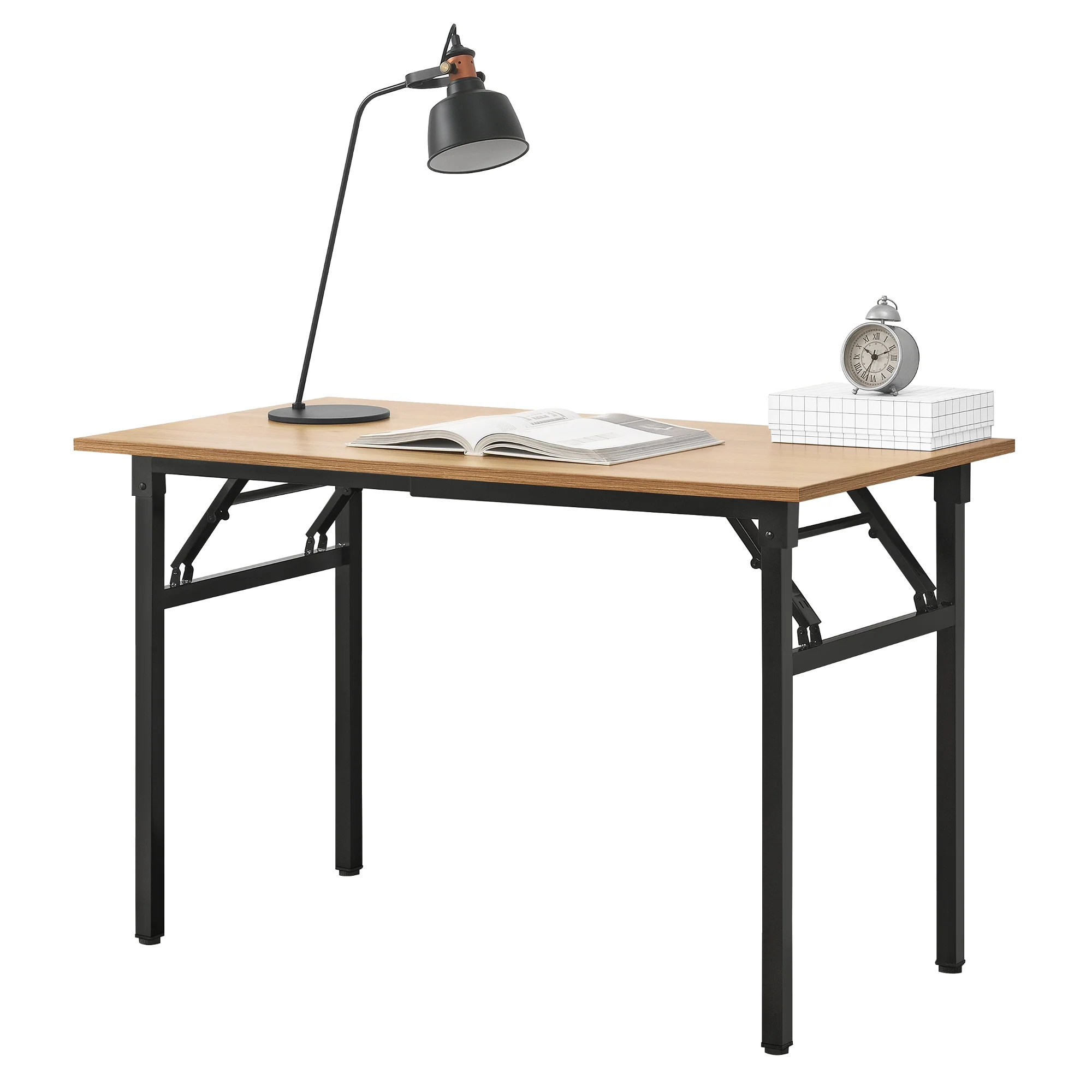 Eettafel bureau 120x60x75 - 76,4 cm opvouwbaar verstelbaar - 4 varianten - Image 3