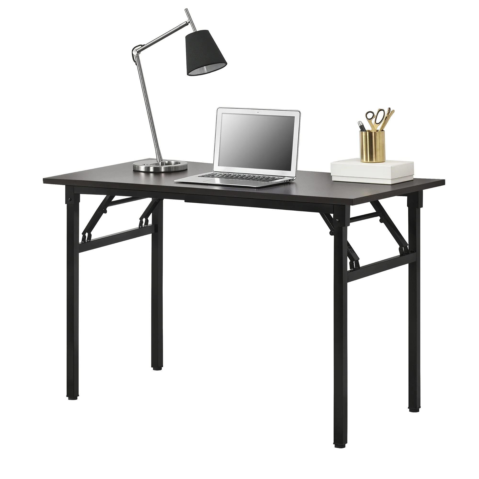 Eettafel bureau 120x60x75 - 76,4 cm opvouwbaar verstelbaar - 4 varianten - Image 5
