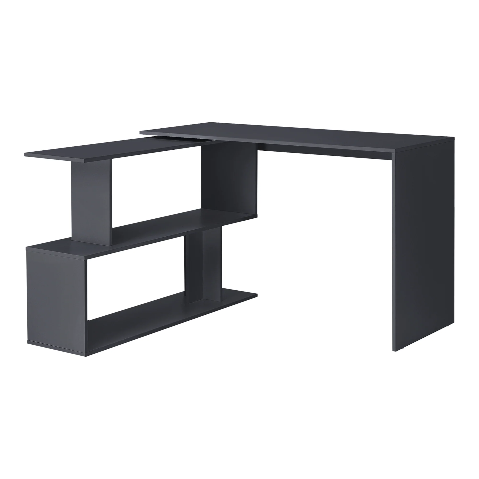 Hoekbureau met open kast Arendal 120x50x76,5 cm - verschillende kleuren - Image 3