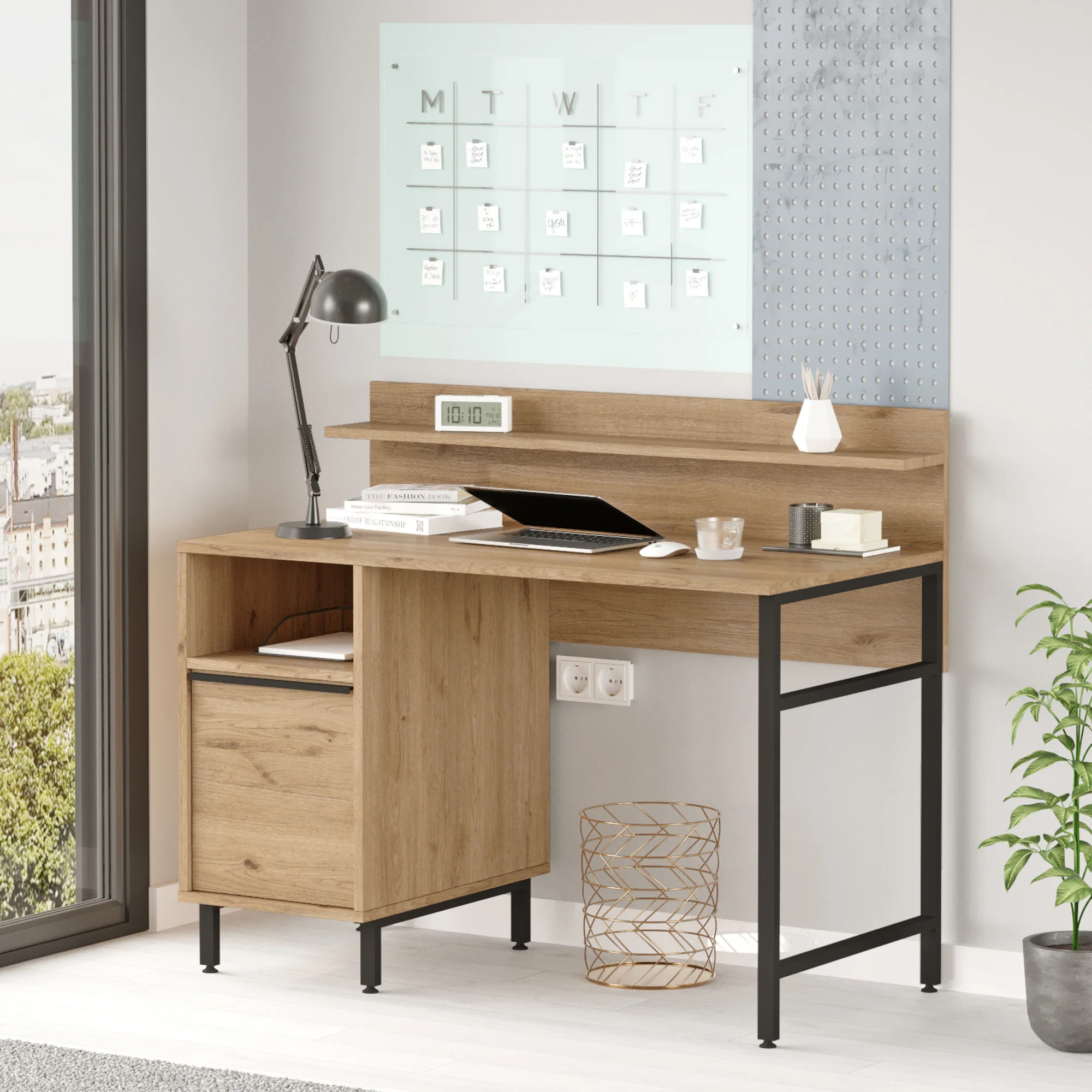 Bureau Fajaarire 120x60x100 cm [en.casa]