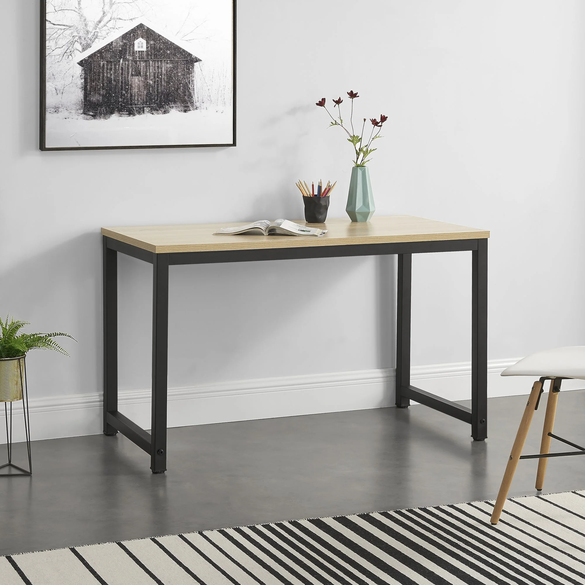 Bureau laptoptafel Herning 120x60x75 cm - verschillende kleuren - Image 6