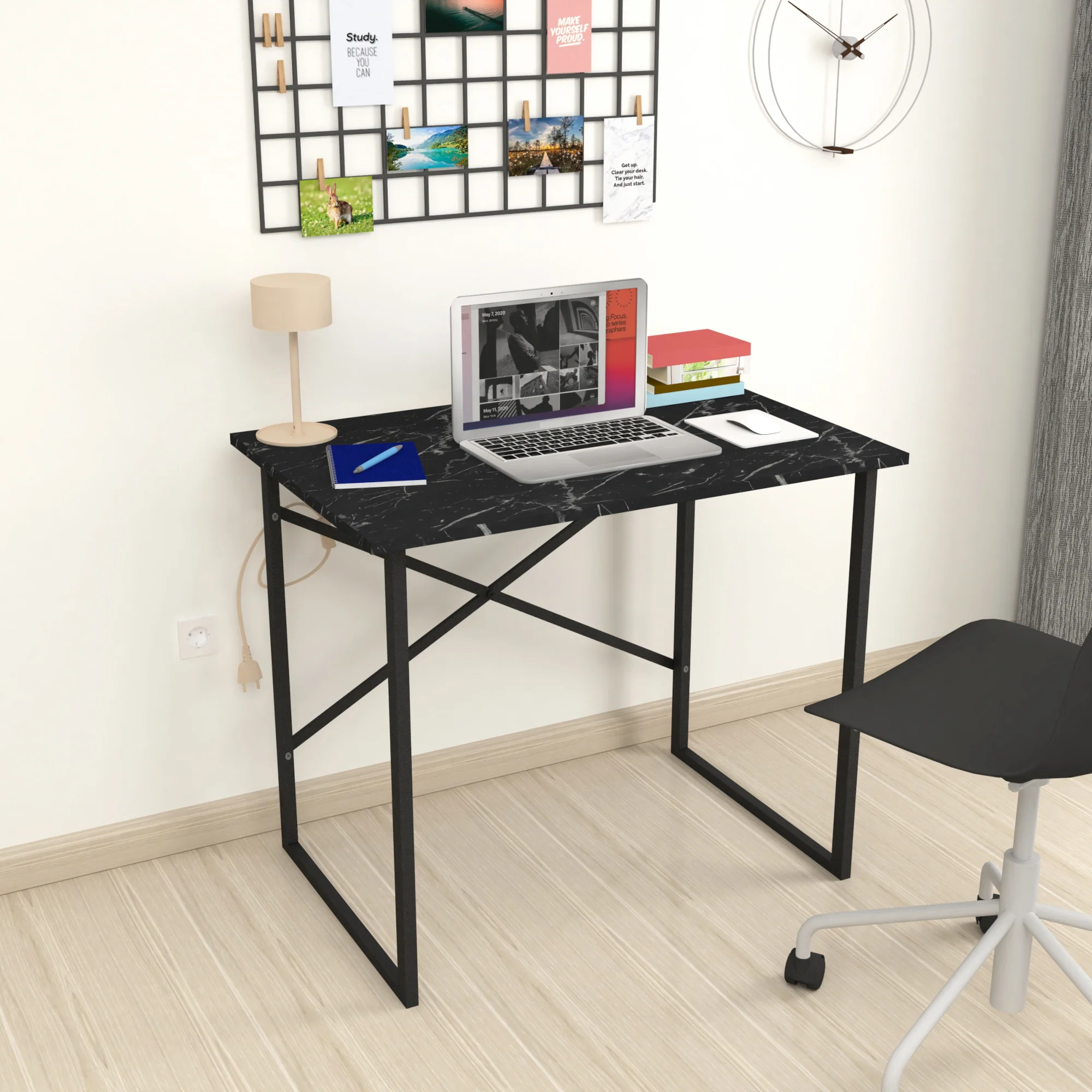 [en.casa] Bureau Tjeldsund 75x90x60 cm - 3 varianten - Image 3