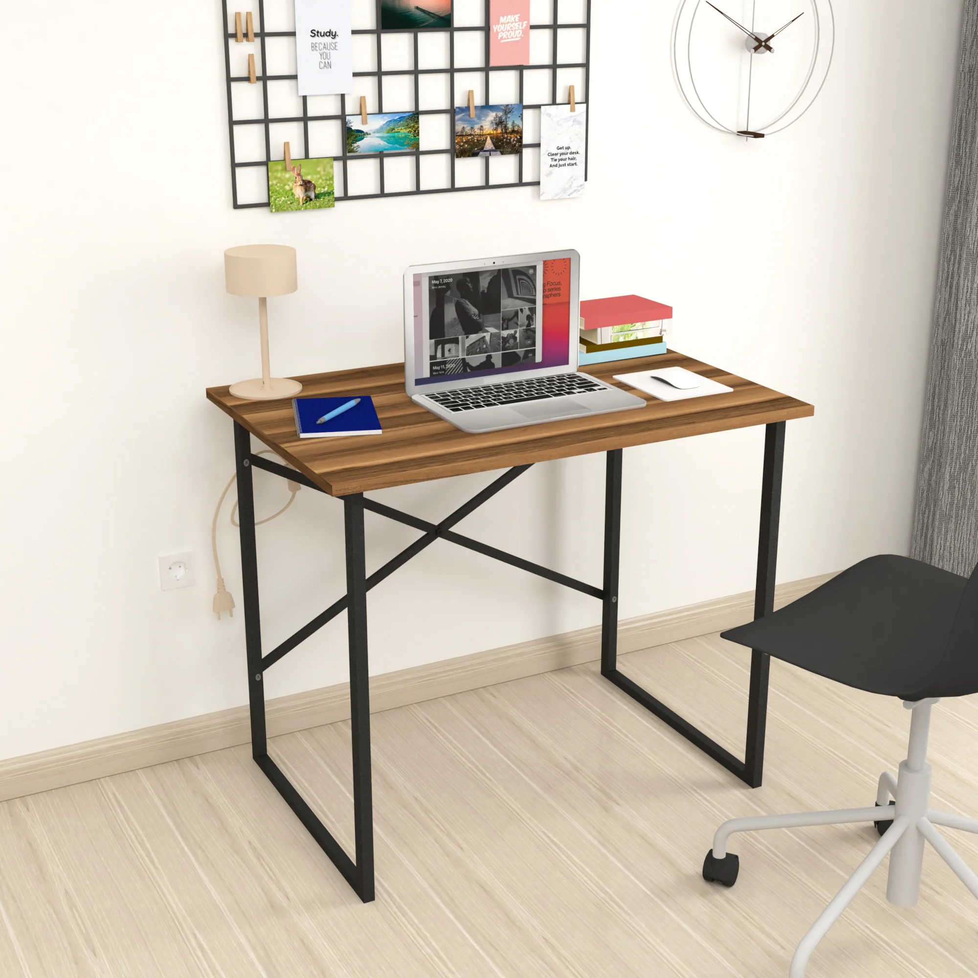 [en.casa] Bureau Tjeldsund 75x90x60 cm - 3 varianten - Image 4