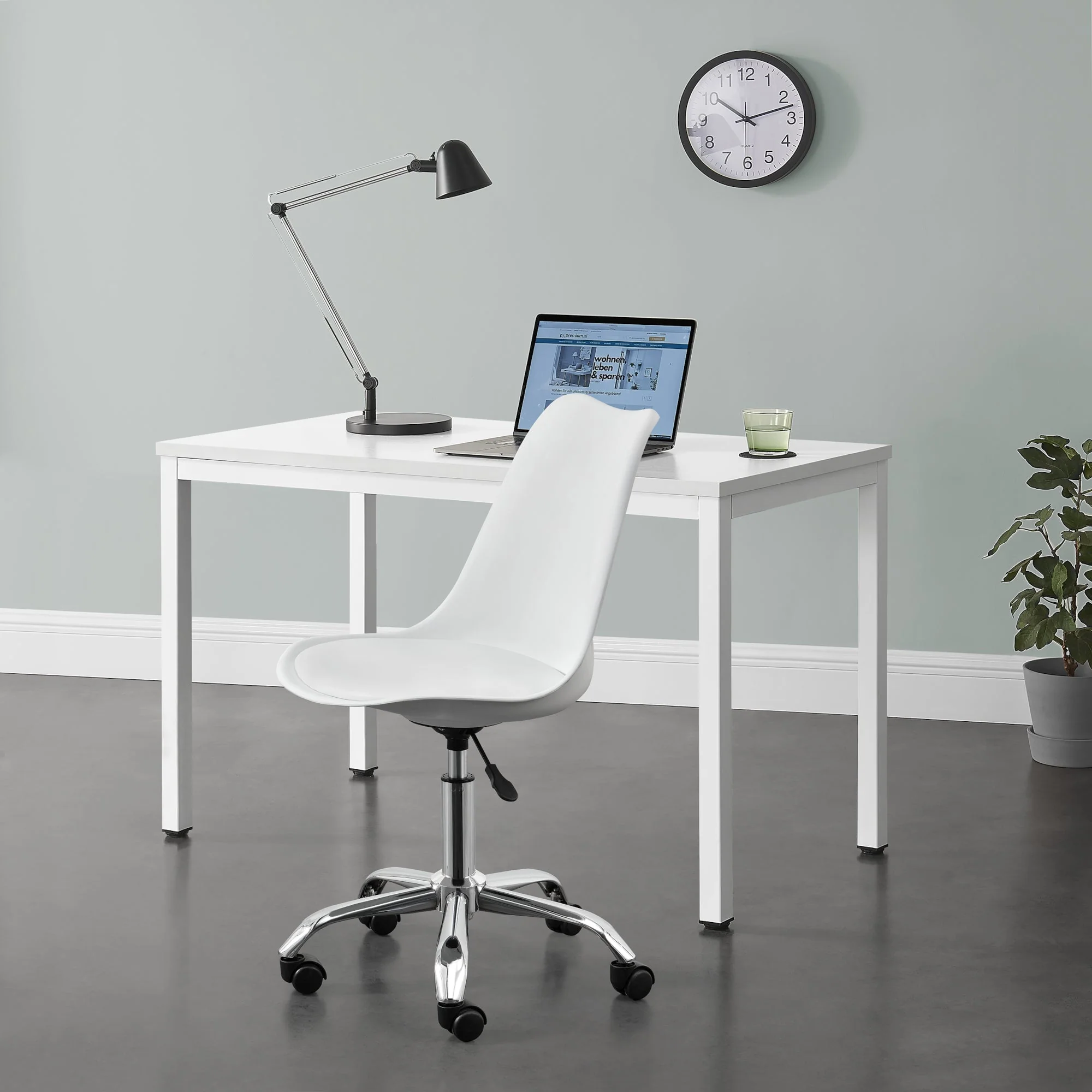 Bureaustoel Atherton op wielen 83-93x48x55 cm - 3 varianten - Image 5