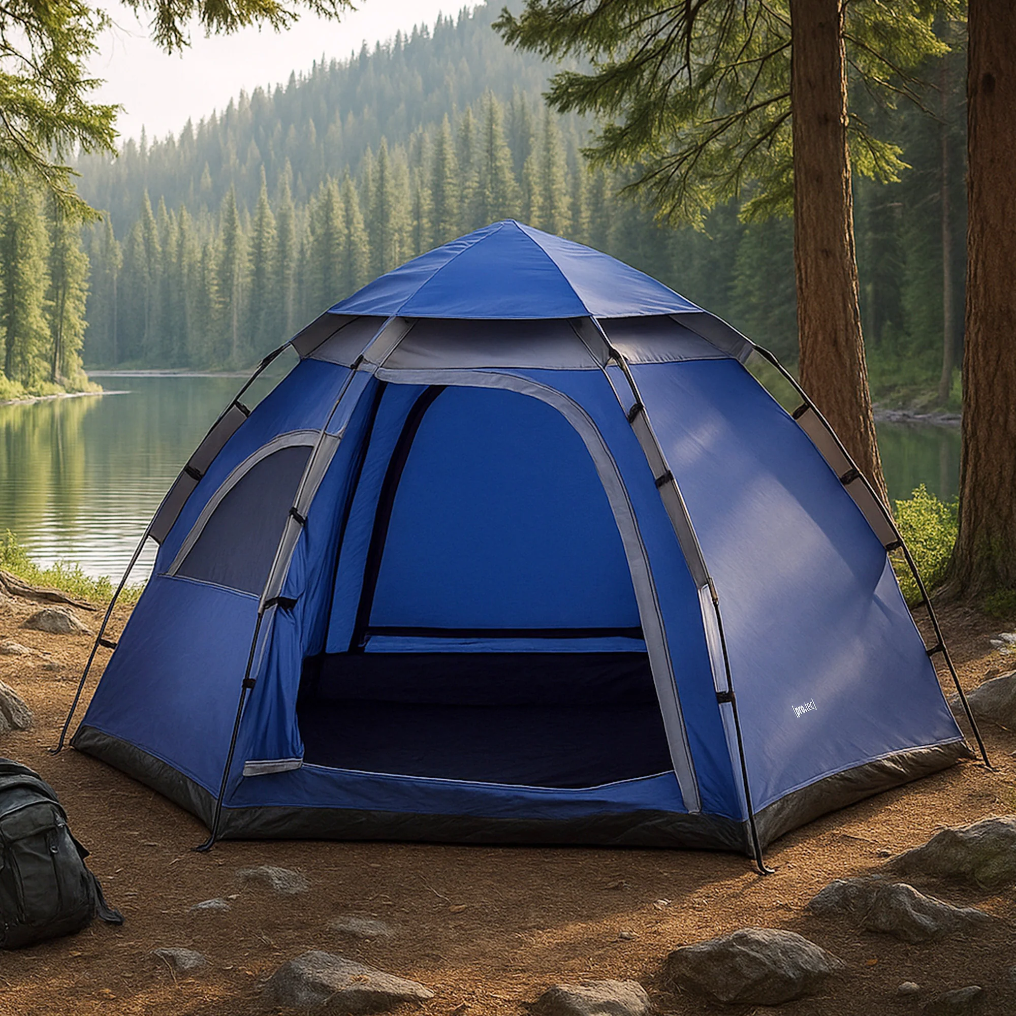[pro.tec] Tent Nybro automatisch 240x205x140 cm - 3 varianten - Image 3