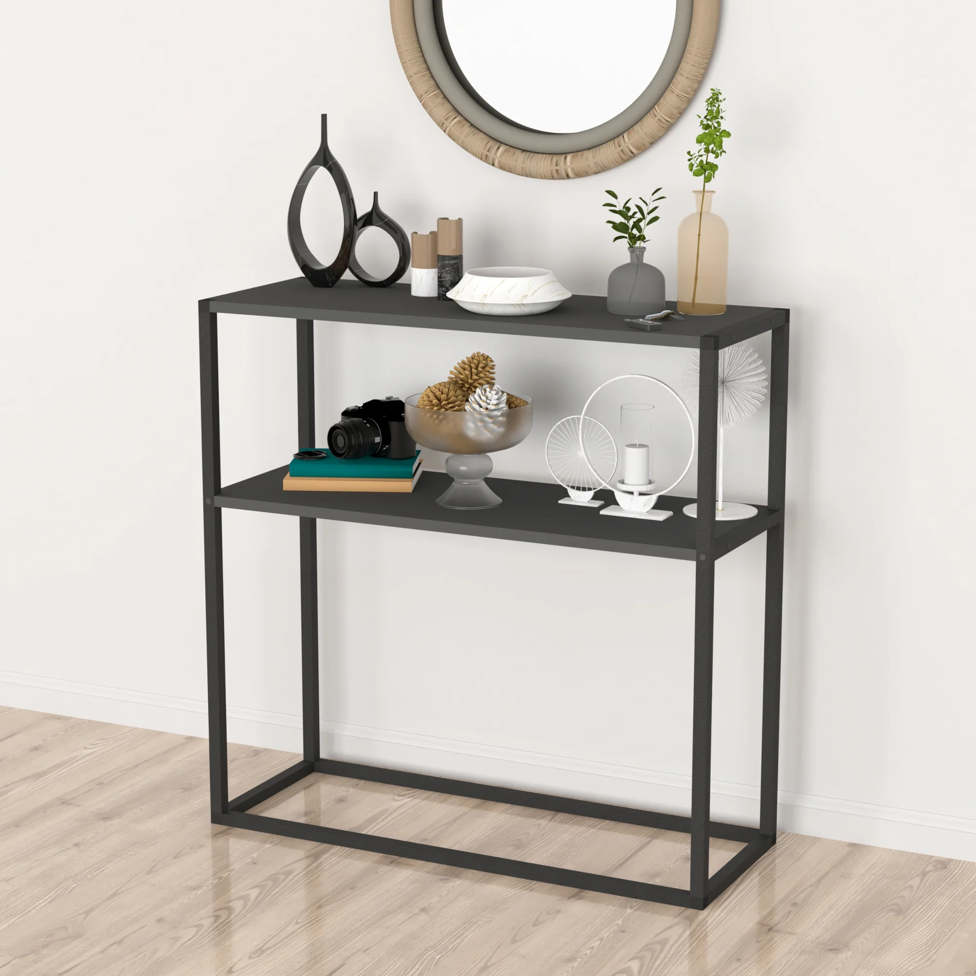 [en.casa] Console tafel Hemsedal sidetable 90x90x33,5 cm - 3 varianten - Image 3