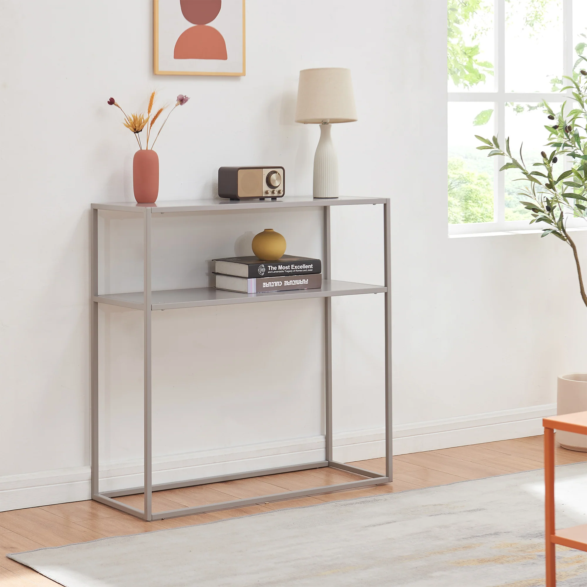 Console tafel Kuhmo sidetable 80x80x30 cm [en.casa] - Image 6