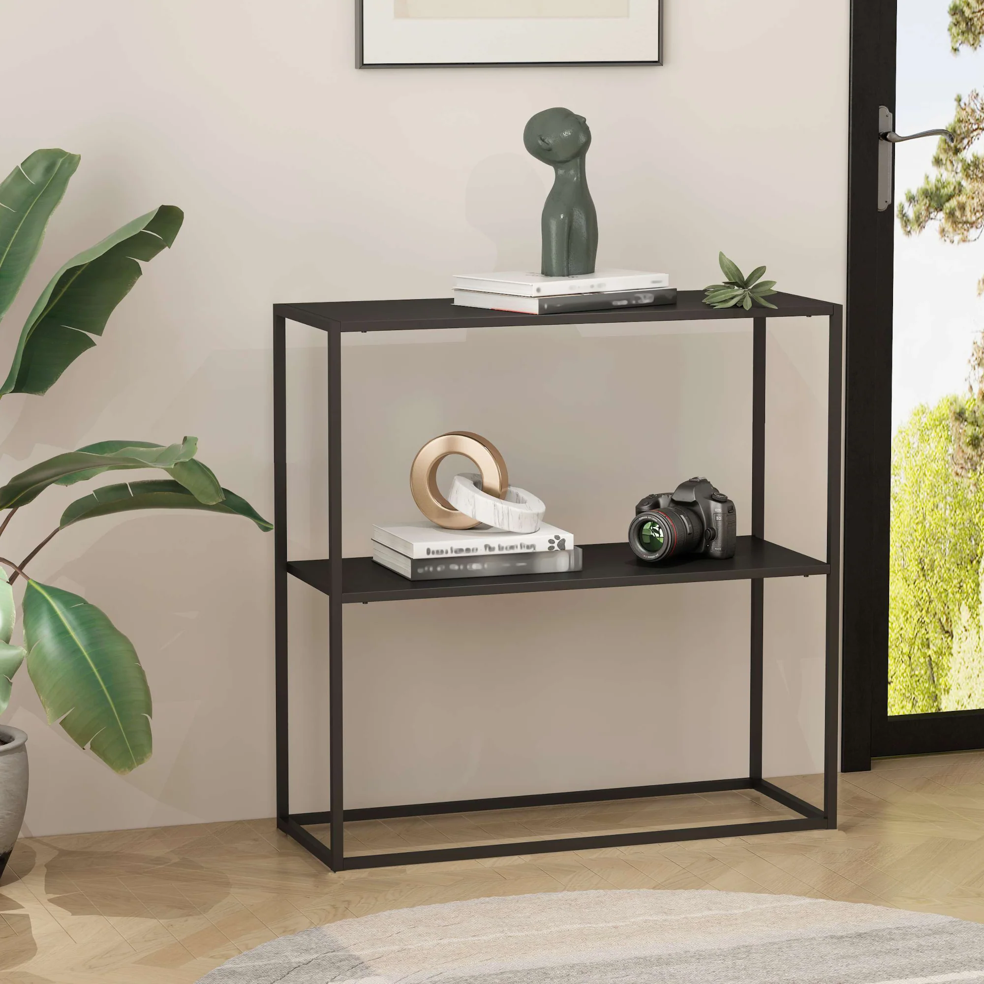 [en.casa] Console tafel Strömstad sidetable 80x79,5x26 cm - 2 varianten - Image 2