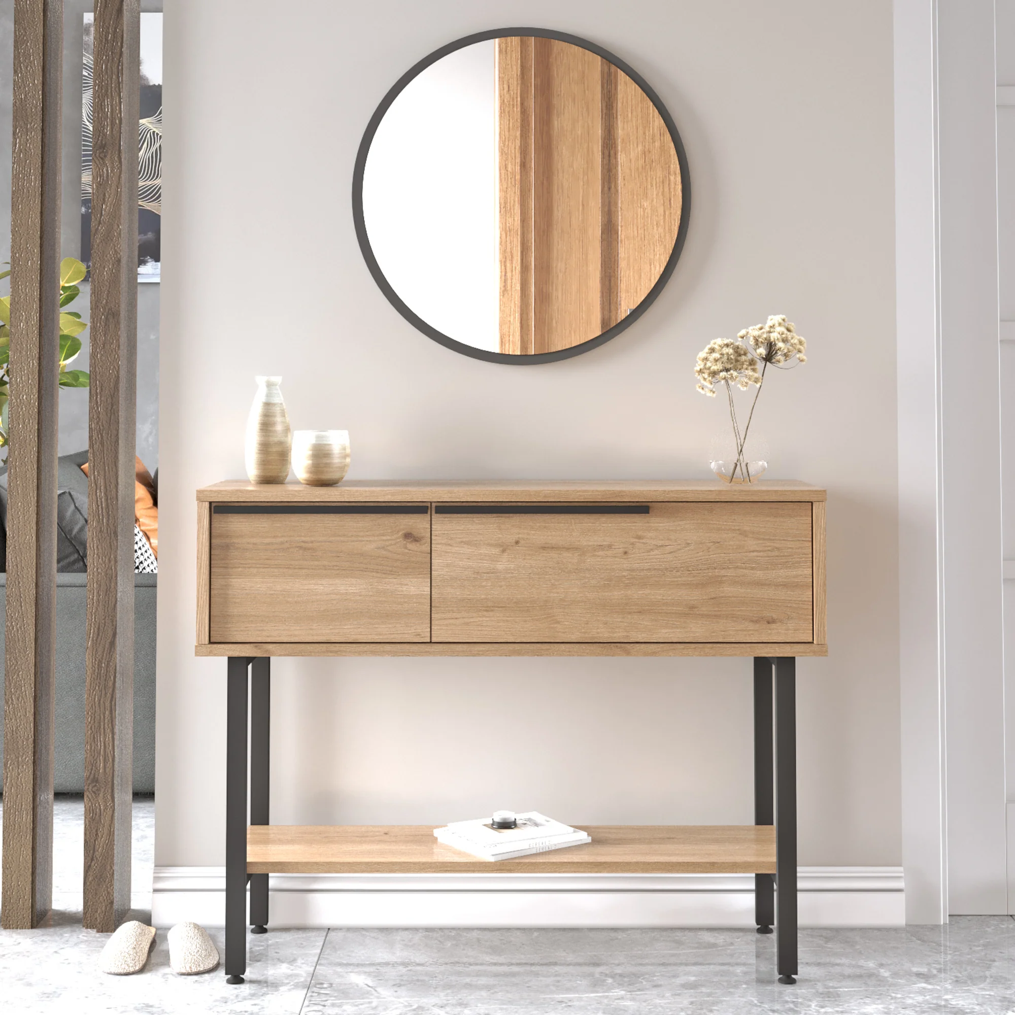 Console tafel Vesanto sidetable 100x29,5x76 cm [en.casa]