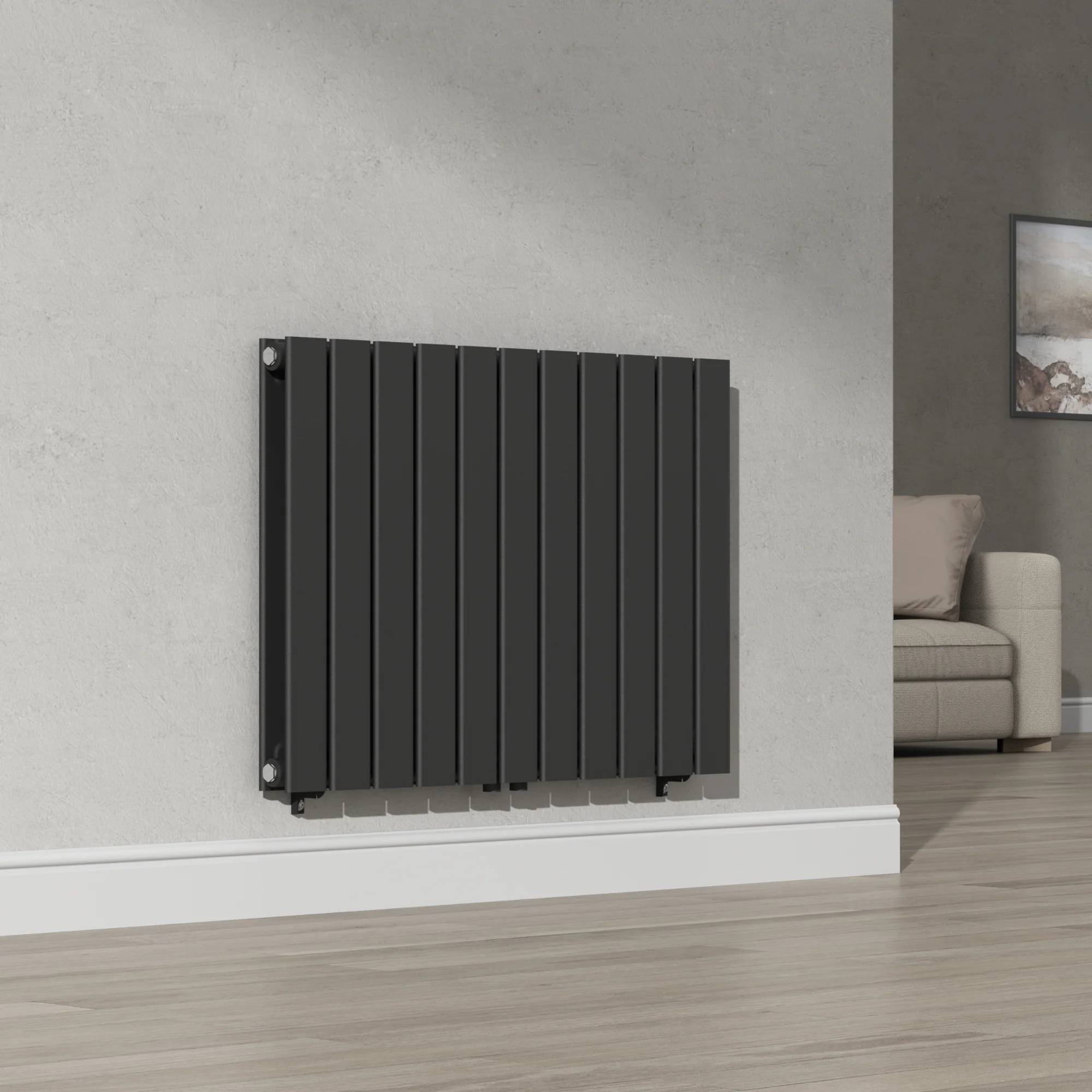 Designradiator Nore plat tweelaags - Image 5
