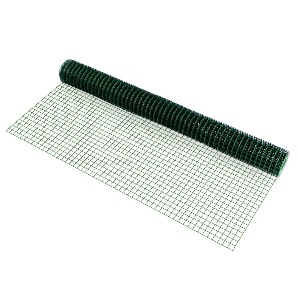 Kippengaas vierkant 19 mm geplastificeerd op rol groen - 2 varianten - Image 2