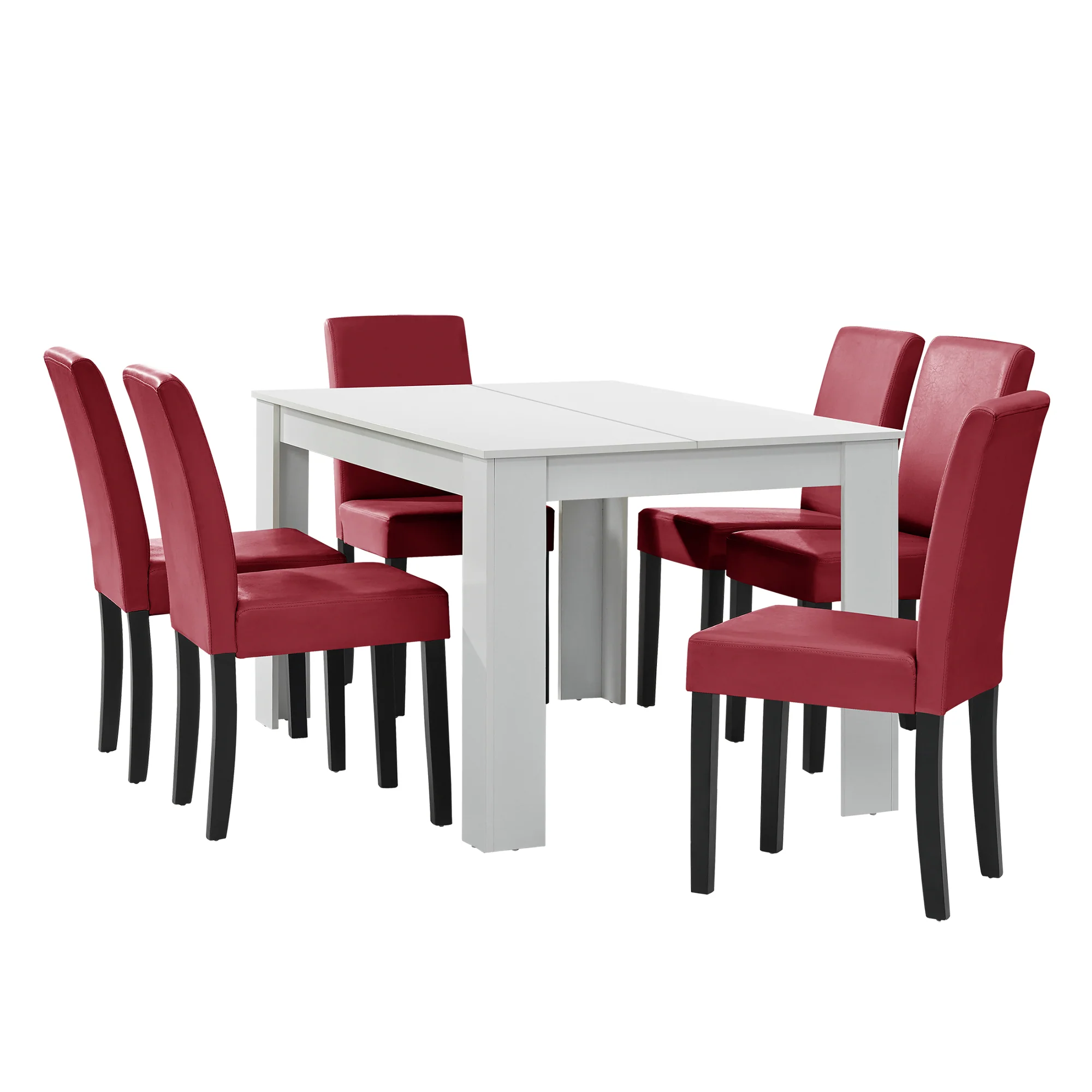 Eetkamerset eethoek 7-delig set tafel en stoelen - 24 varianten - Image 3