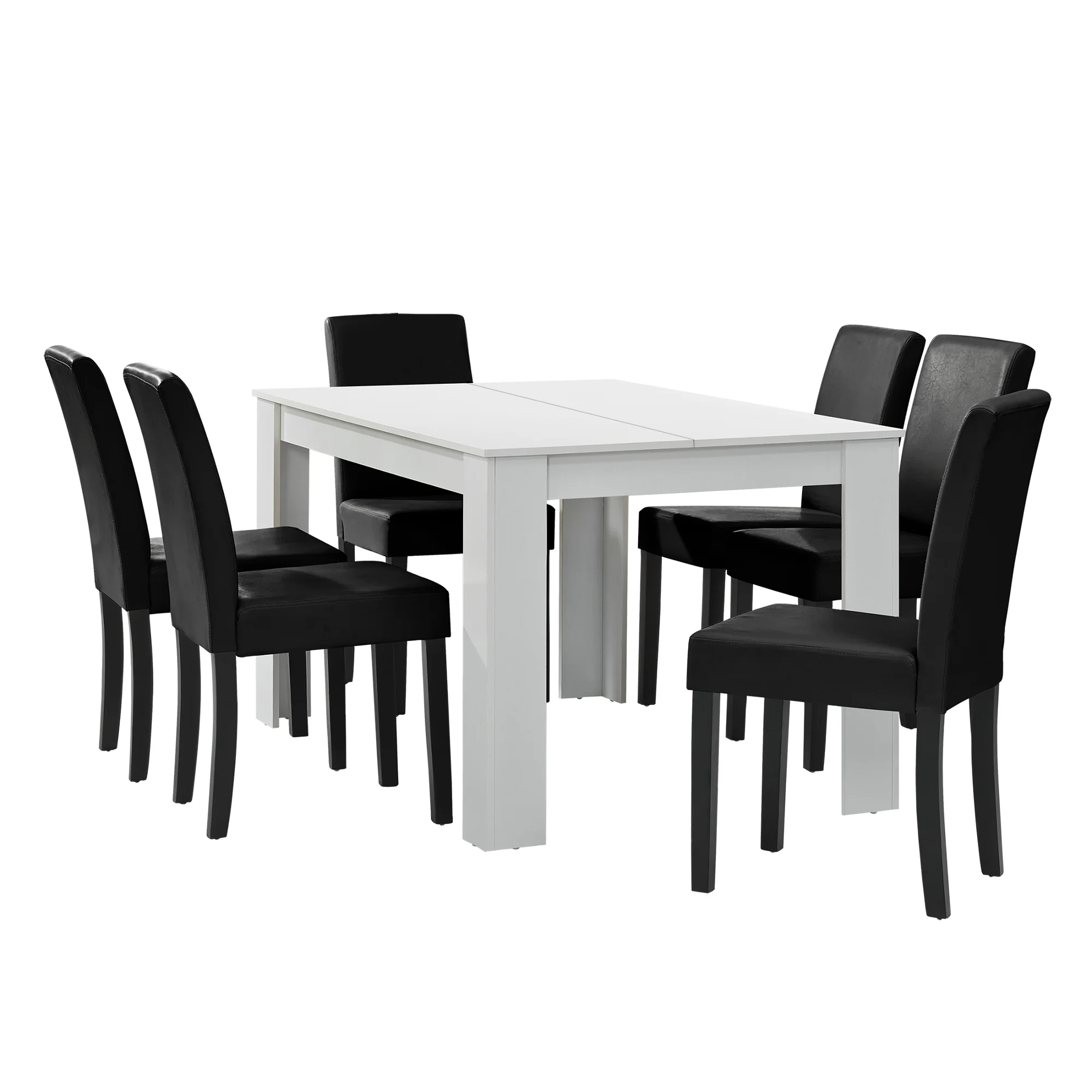 Eetkamerset eethoek 7-delig set tafel en stoelen - 24 varianten - Image 7