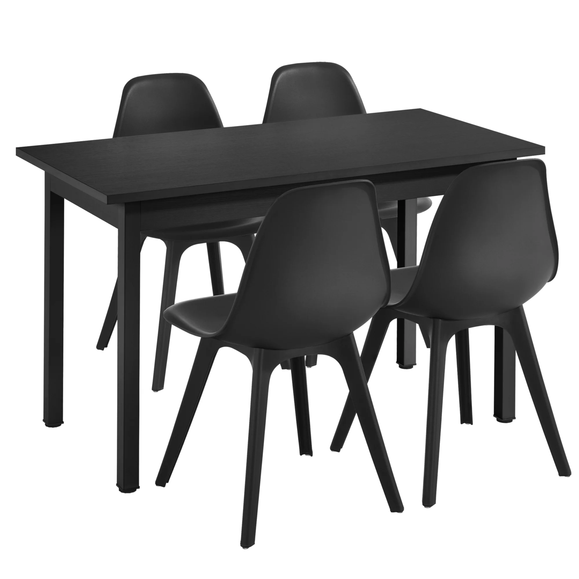 Eetkamerset eethoek Lendava 5-delig tafel met 4 stoelen - 4 varianten - Image 3